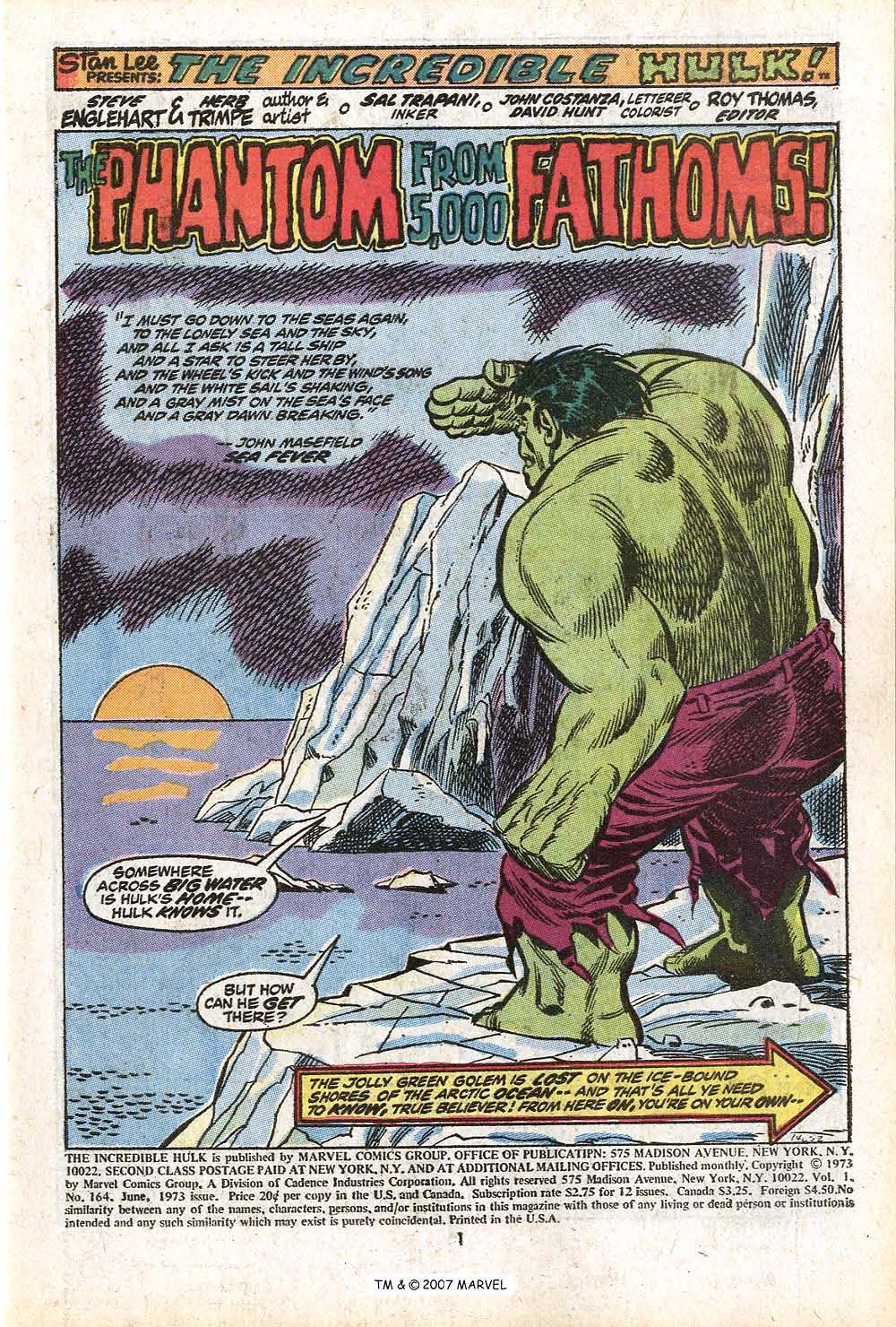 Read online The Incredible Hulk (1968) comic -  Issue #164 - 3