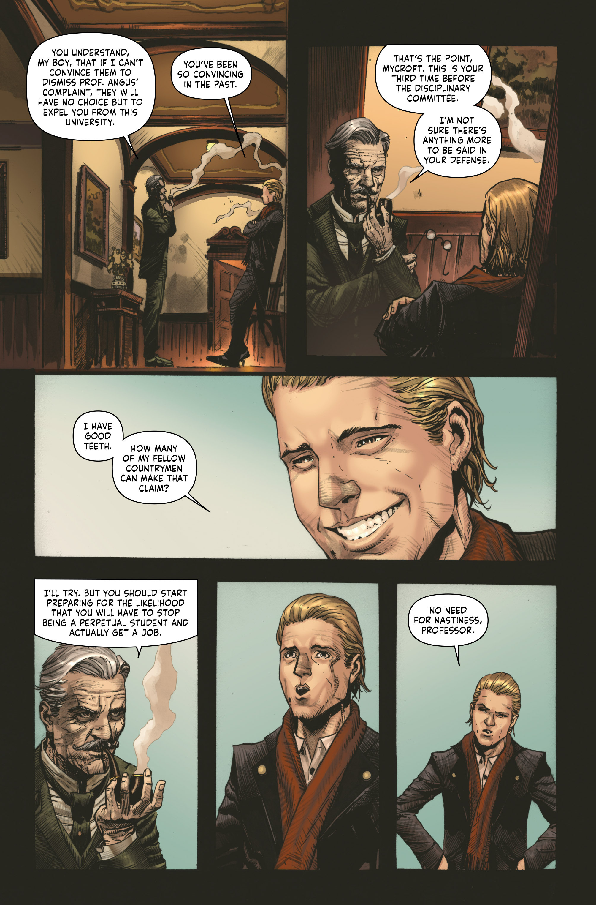 Read online Mycroft comic -  Issue #1 - 12