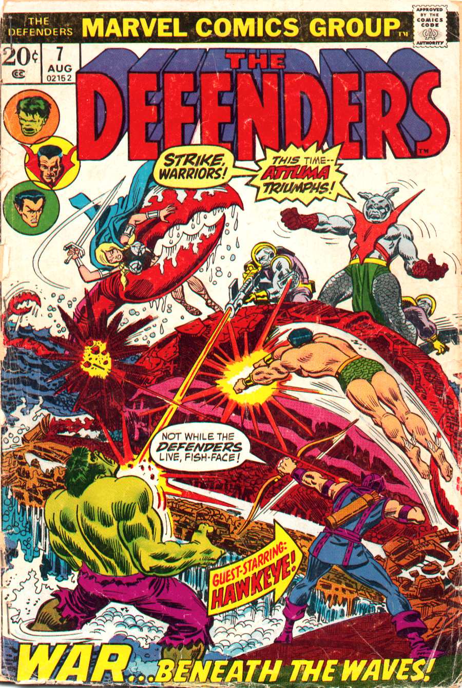 Read online The Defenders (1972) comic -  Issue #7 - 1