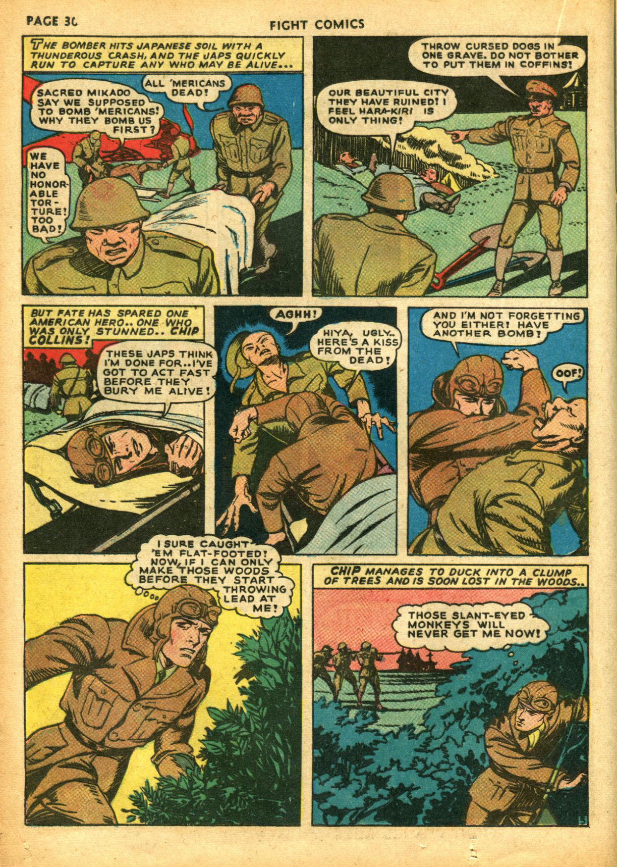 Read online Fight Comics comic -  Issue #22 - 32