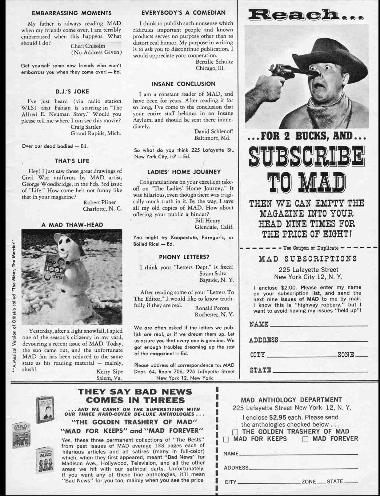 Read online MAD comic -  Issue #64 - 5