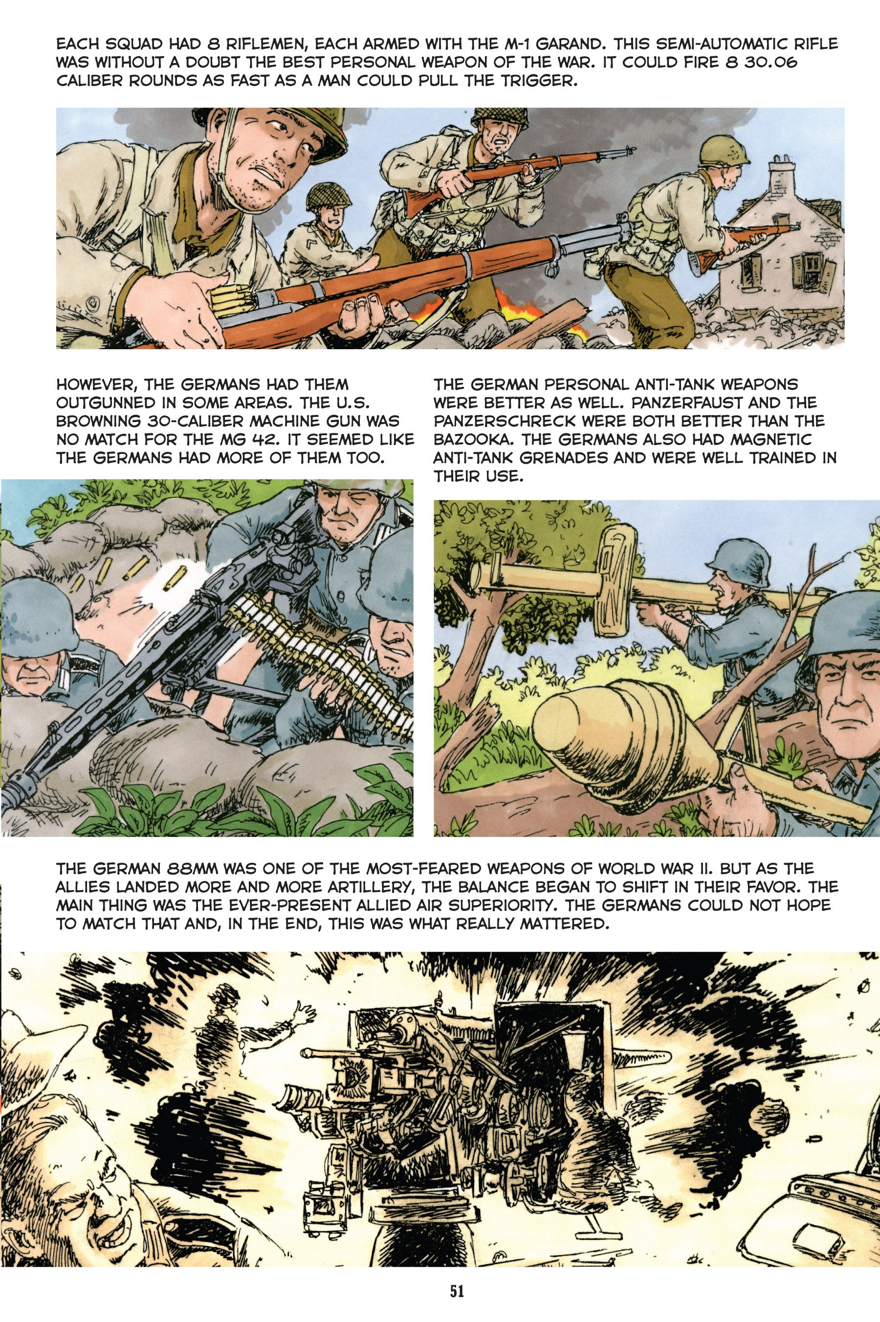 Read online Normandy: A Graphic History of D-Day, the Allied Invasion of Hitler's Fortress Europe comic -  Issue # TPB - 52