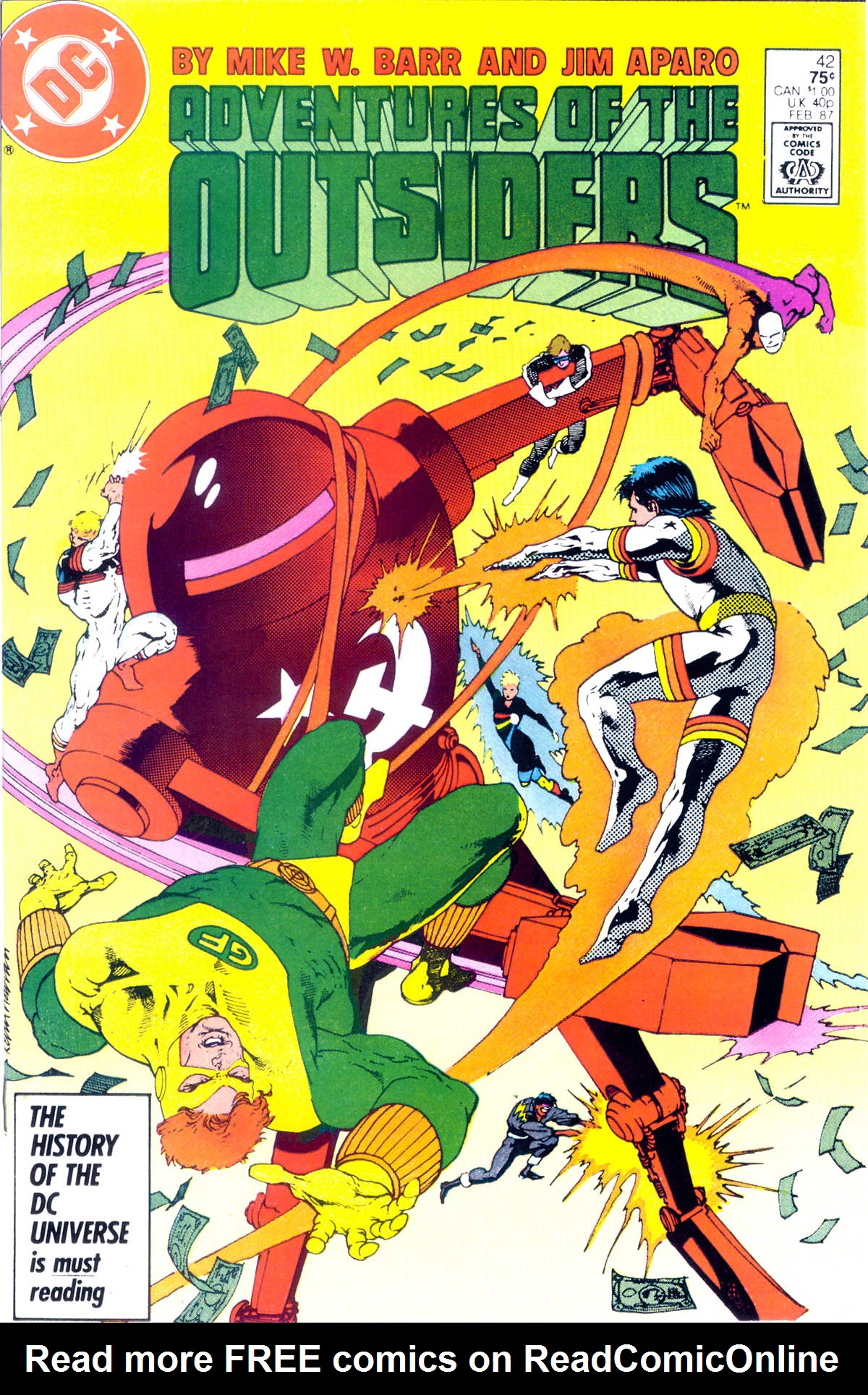 Read online Adventures of the Outsiders comic -  Issue #42 - 1