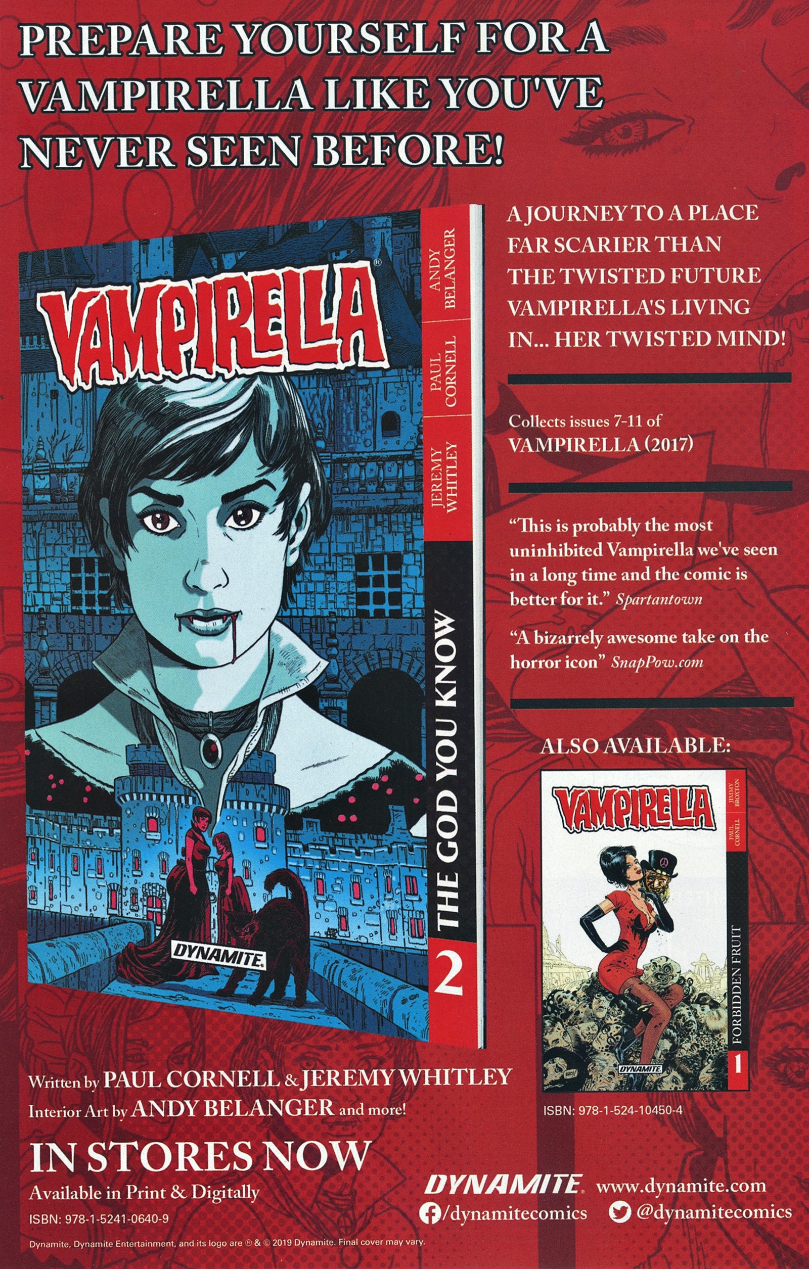 Read online Free Comic Book Day 2019 comic -  Issue # Vampirella - 26
