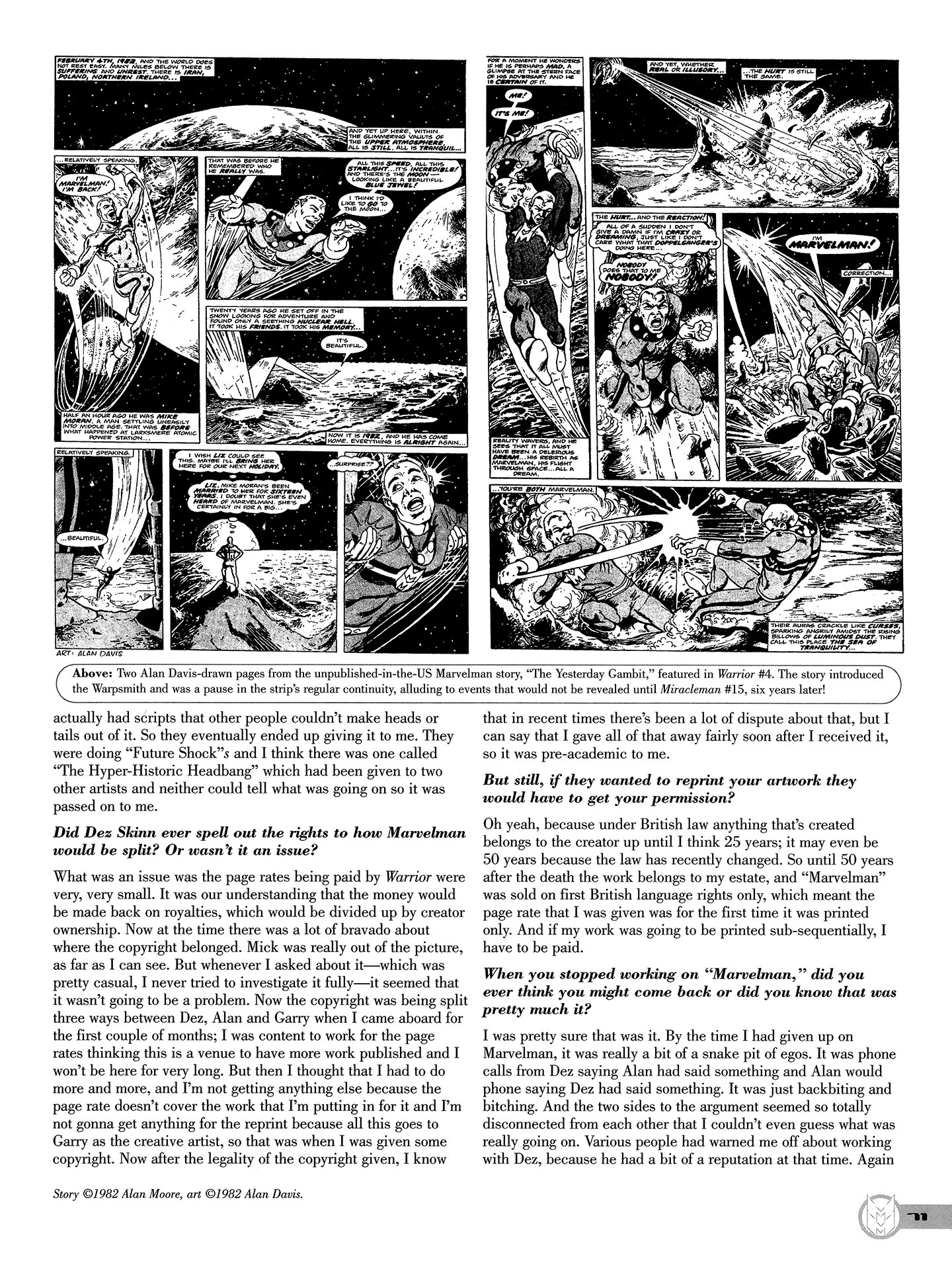 Read online Kimota!: The Miracleman Companion comic -  Issue # Full - 72