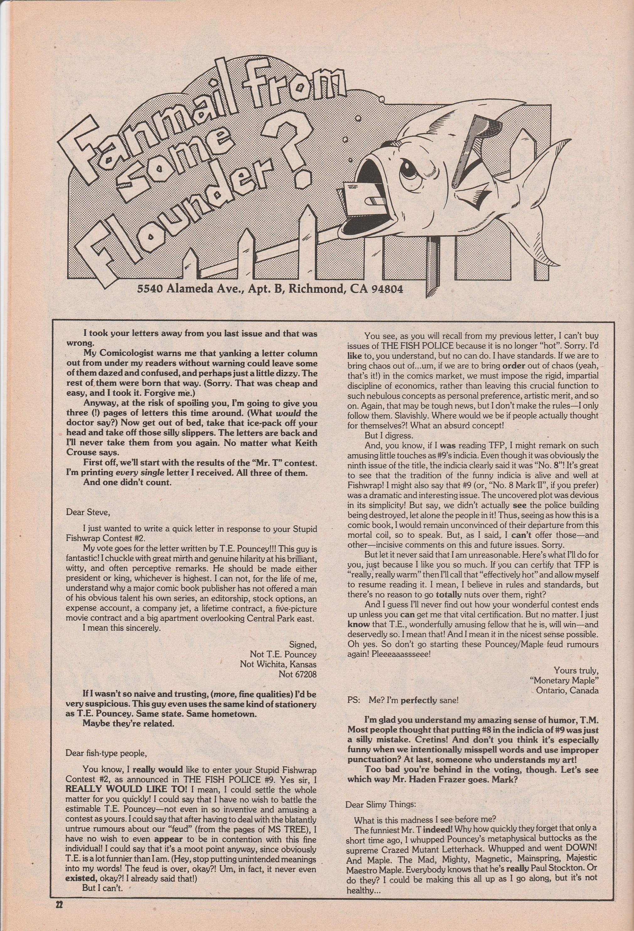 Read online The Fish Police comic -  Issue #11 - 24