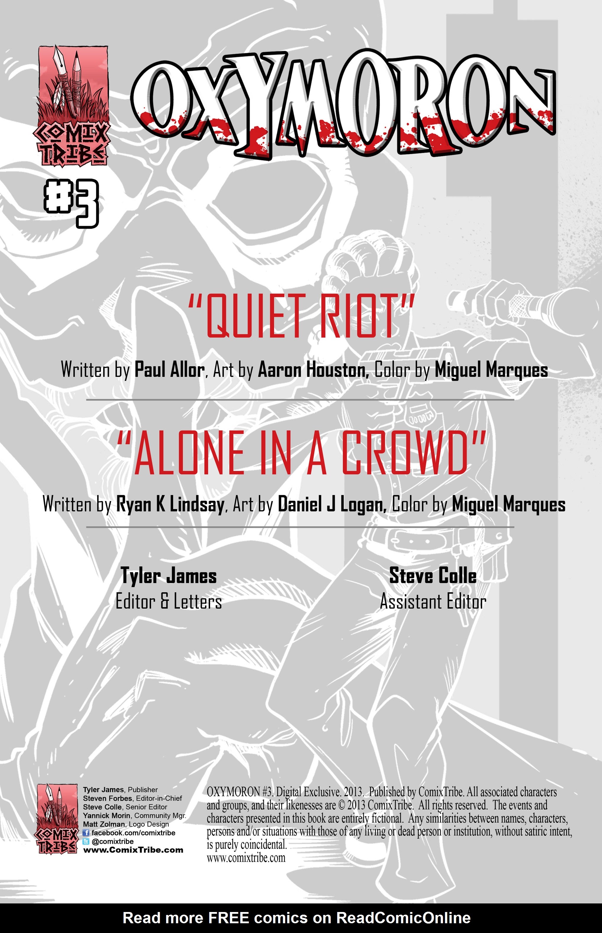 Read online Oxymoron comic -  Issue #3 - 2