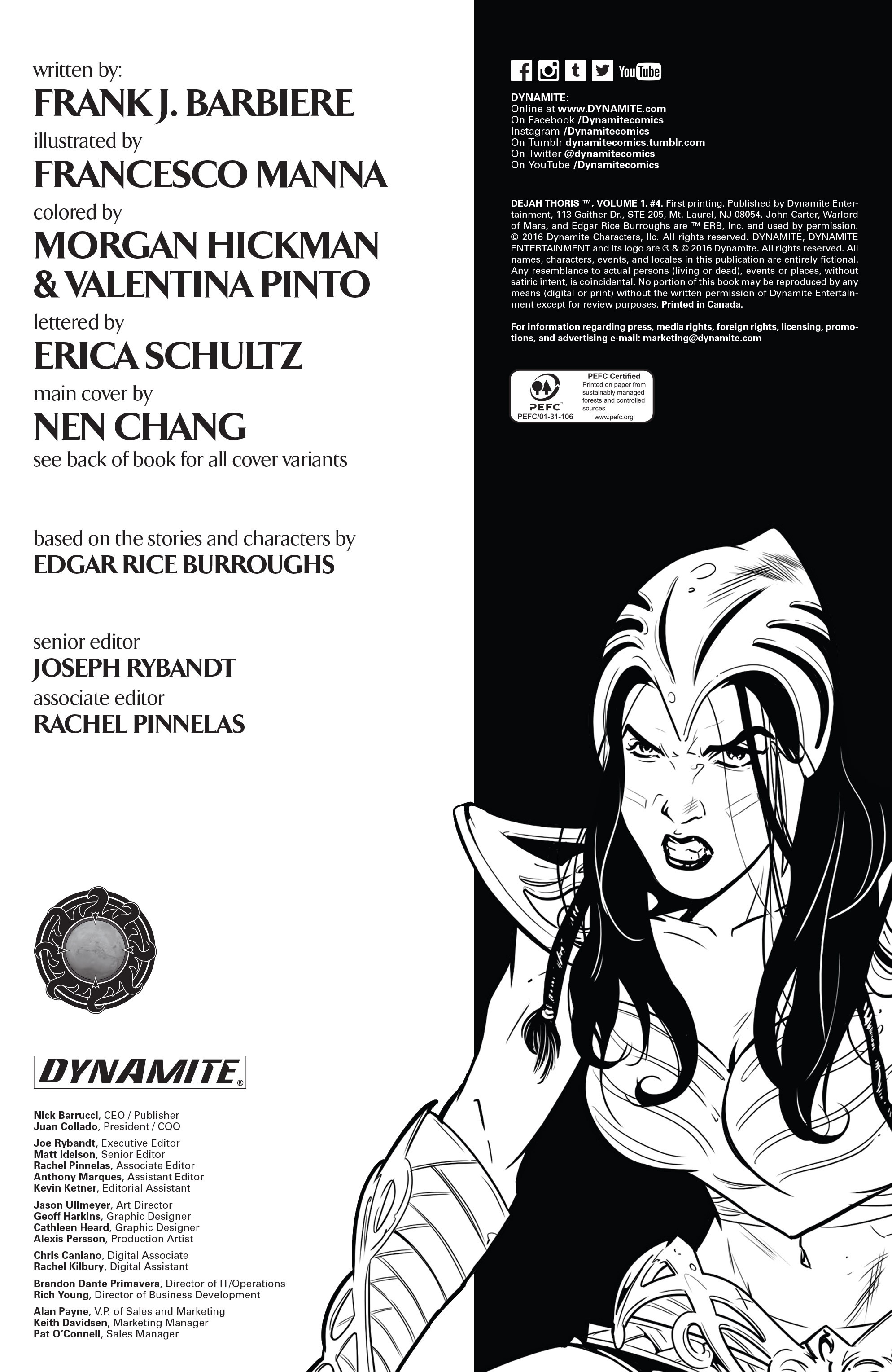 Read online Dejah Thoris comic -  Issue #4 - 2