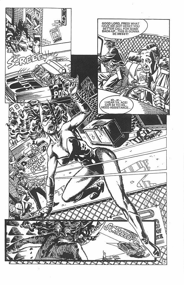 Read online Femforce: Rampaging She-Cat! comic -  Issue # Full - 7