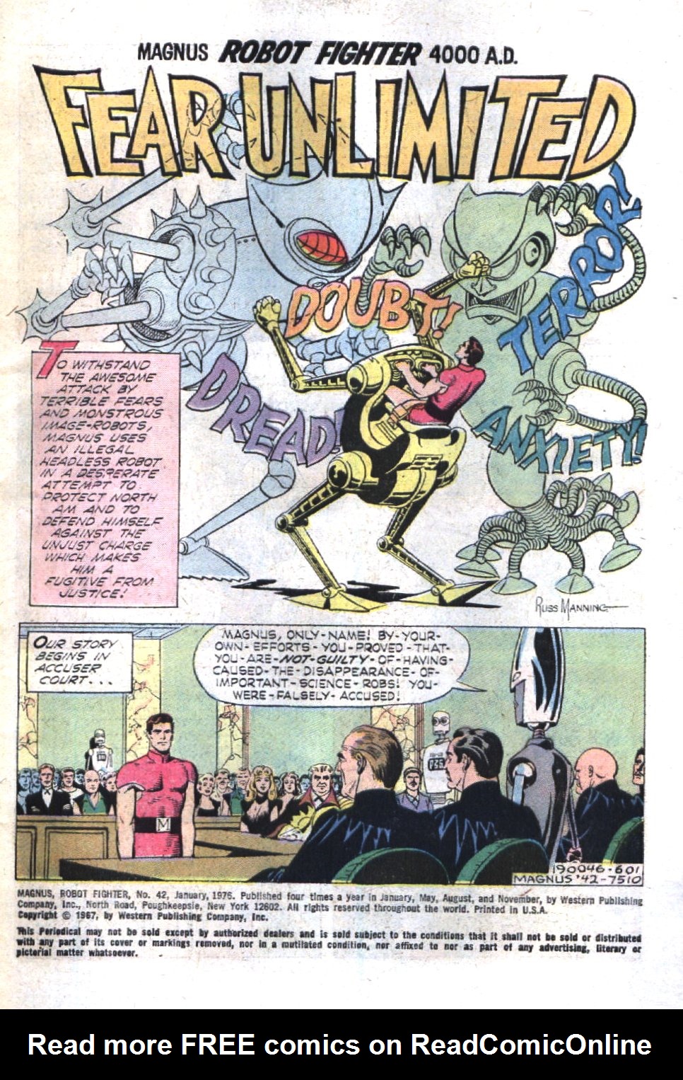 Read online Magnus, Robot Fighter 4000 AD comic -  Issue #42 - 3