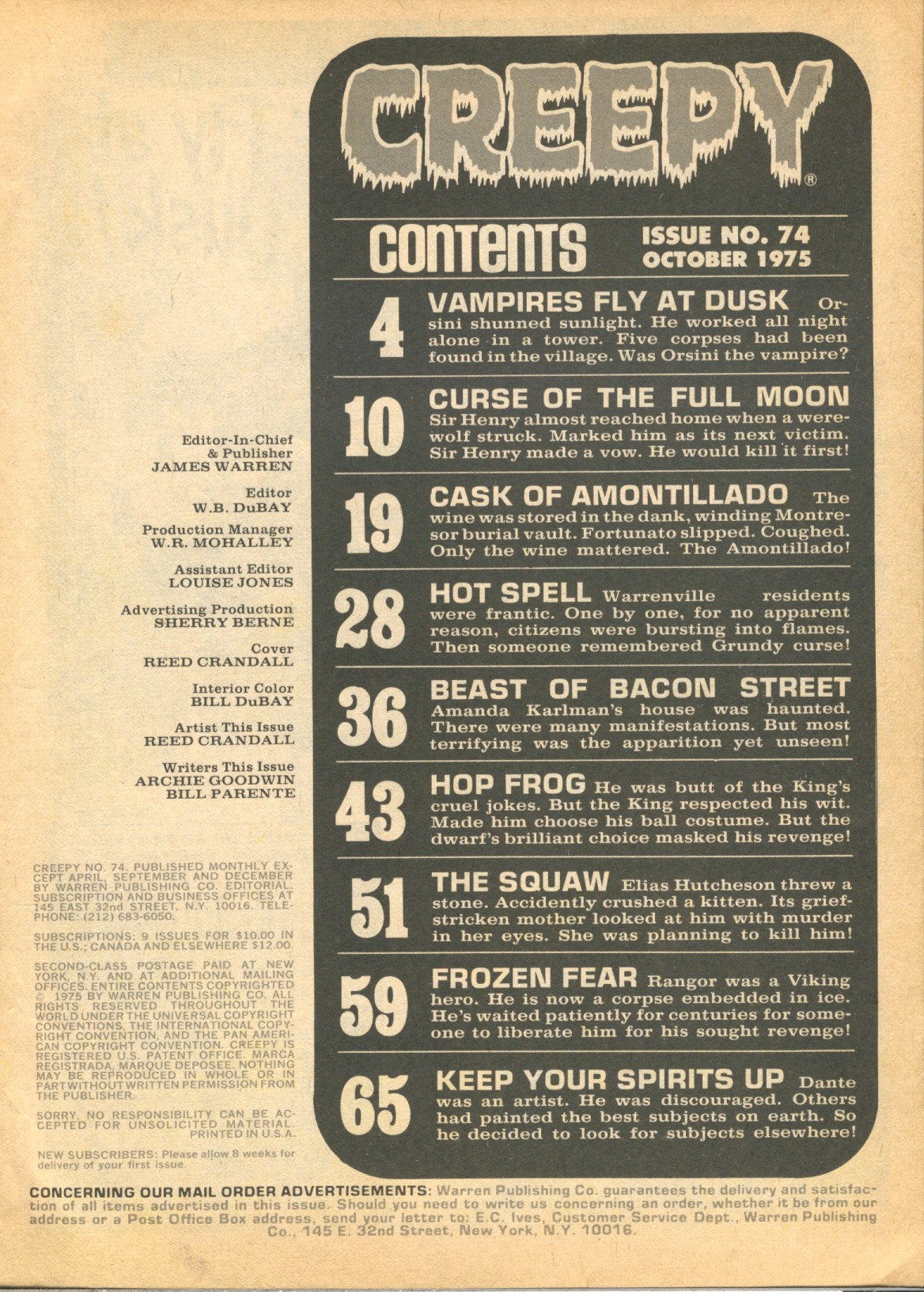 Creepy (1964) Issue #74 #74 - English 3