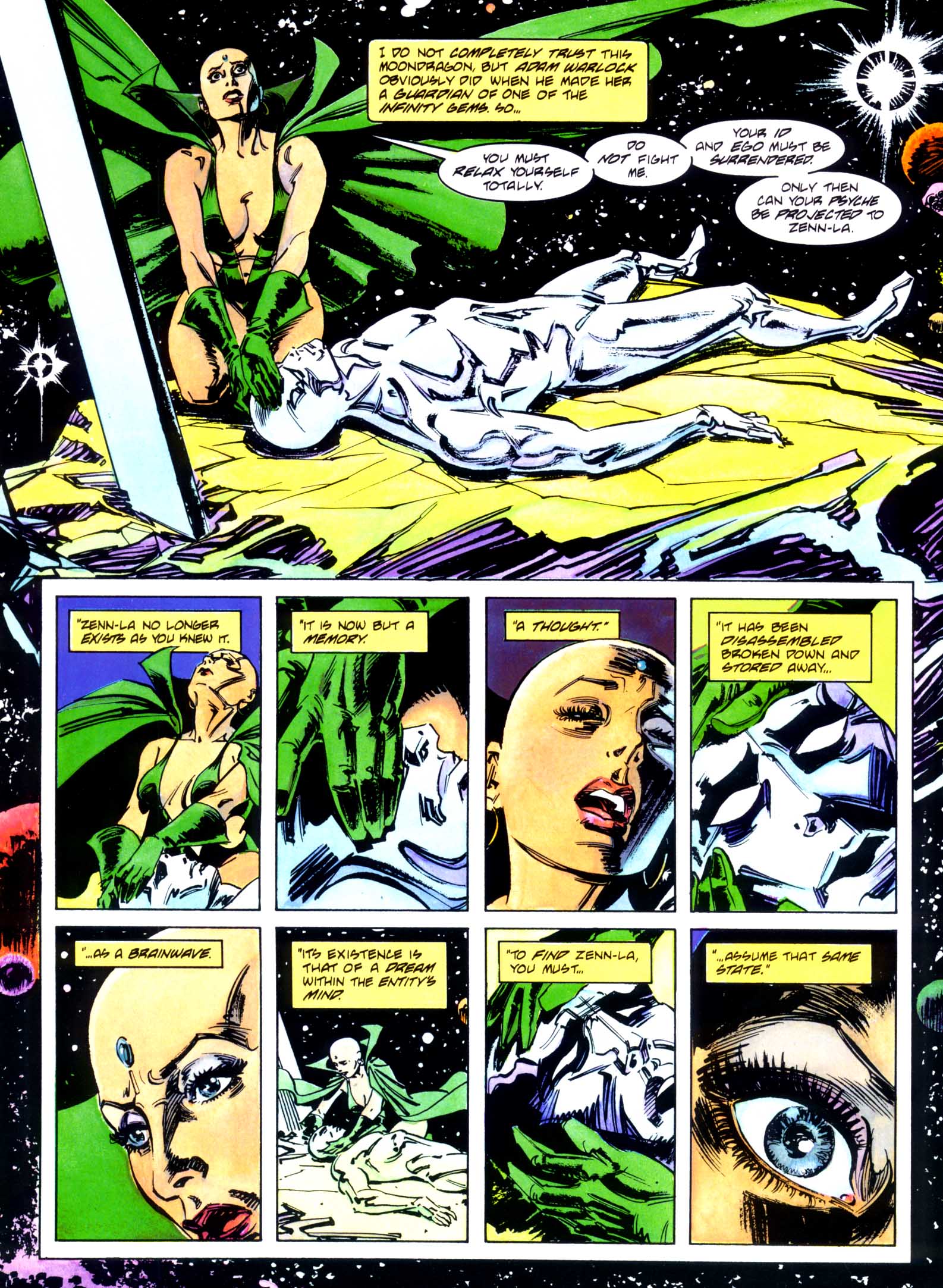 Read online Marvel Graphic Novel comic -  Issue #71 - Silver Surfer - Homecoming - 17