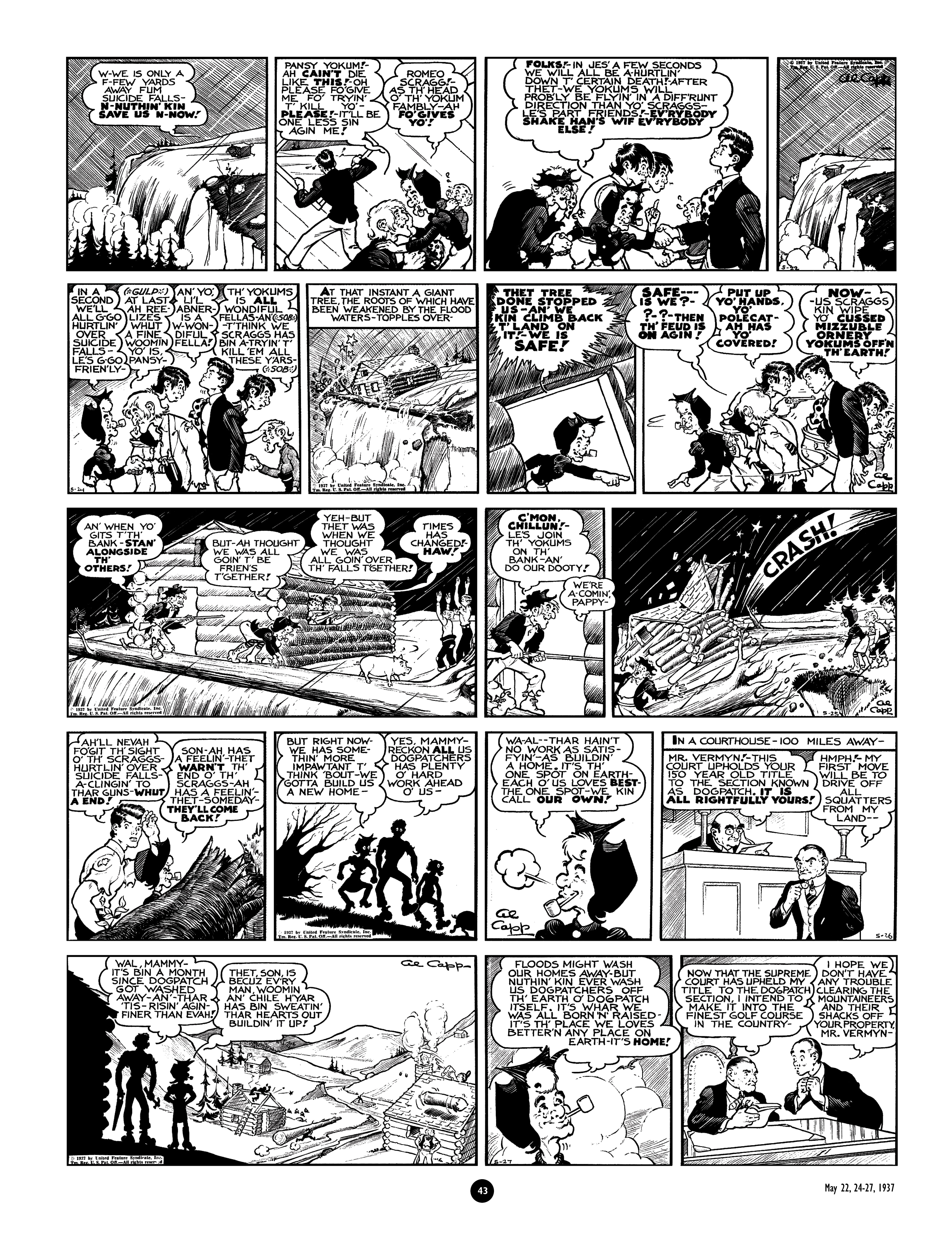 Read online Al Capp's Li'l Abner Complete Daily & Color Sunday Comics comic -  Issue # TPB 2 (Part 1) - 44