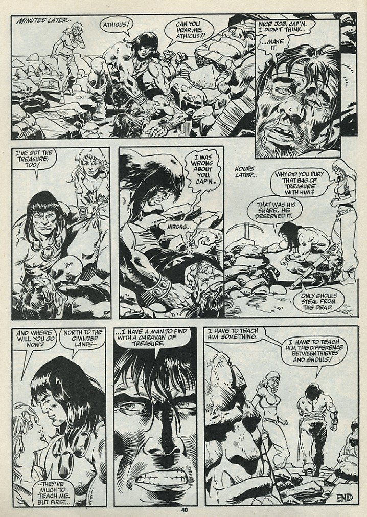 Read online The Savage Sword Of Conan comic -  Issue #182 - 42