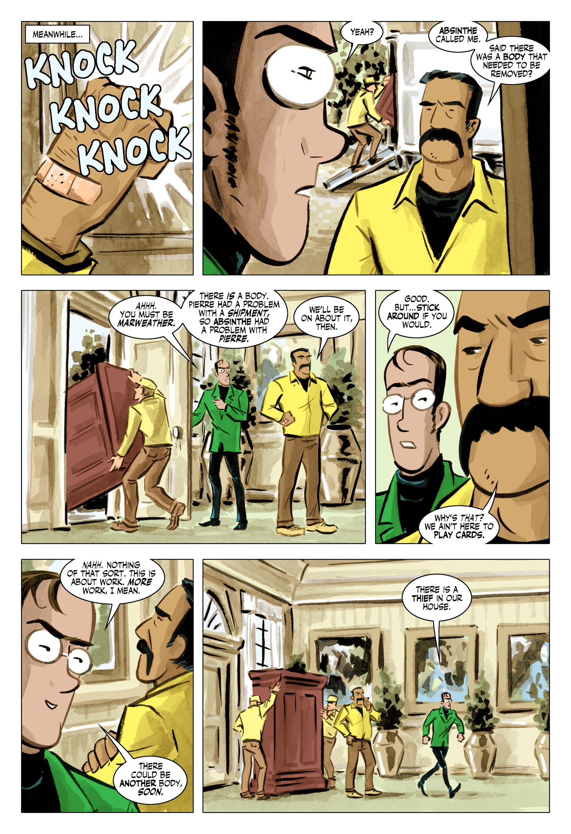 Read online Bandette (2012) comic -  Issue #8 - 9