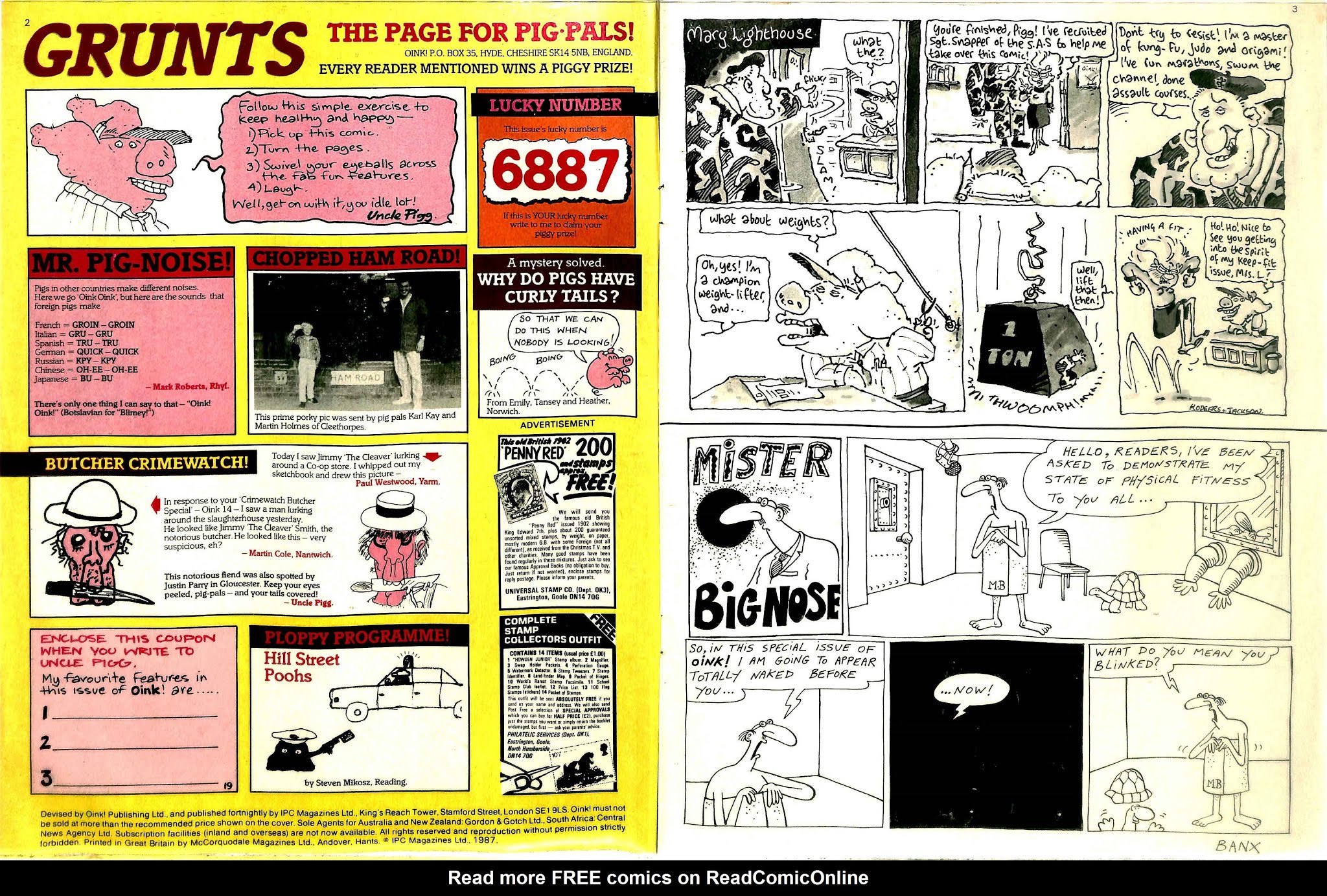 Read online Oink! comic -  Issue #19 - 2