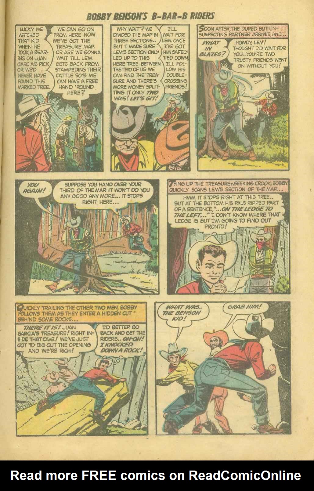 Read online Bobby Benson's B-Bar-B Riders comic -  Issue #6 - 15