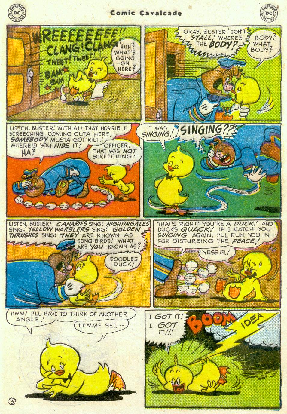 Read online Comic Cavalcade comic -  Issue #49 - 57