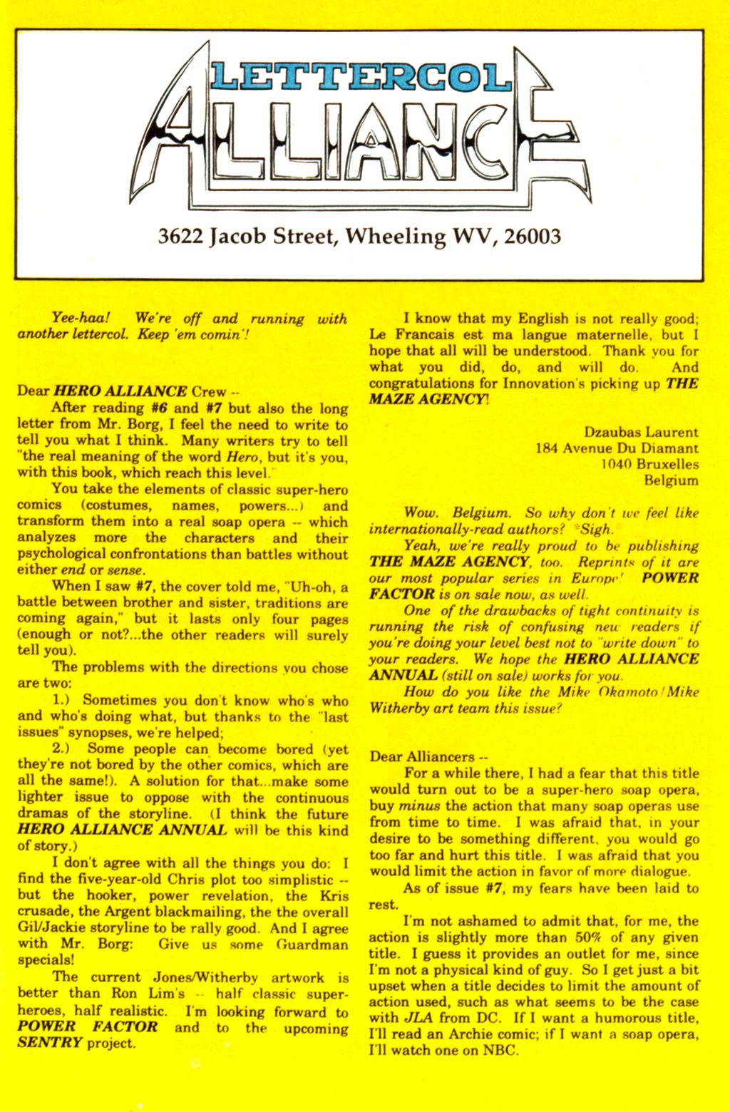 Read online Hero Alliance (1989) comic -  Issue #11 - 25