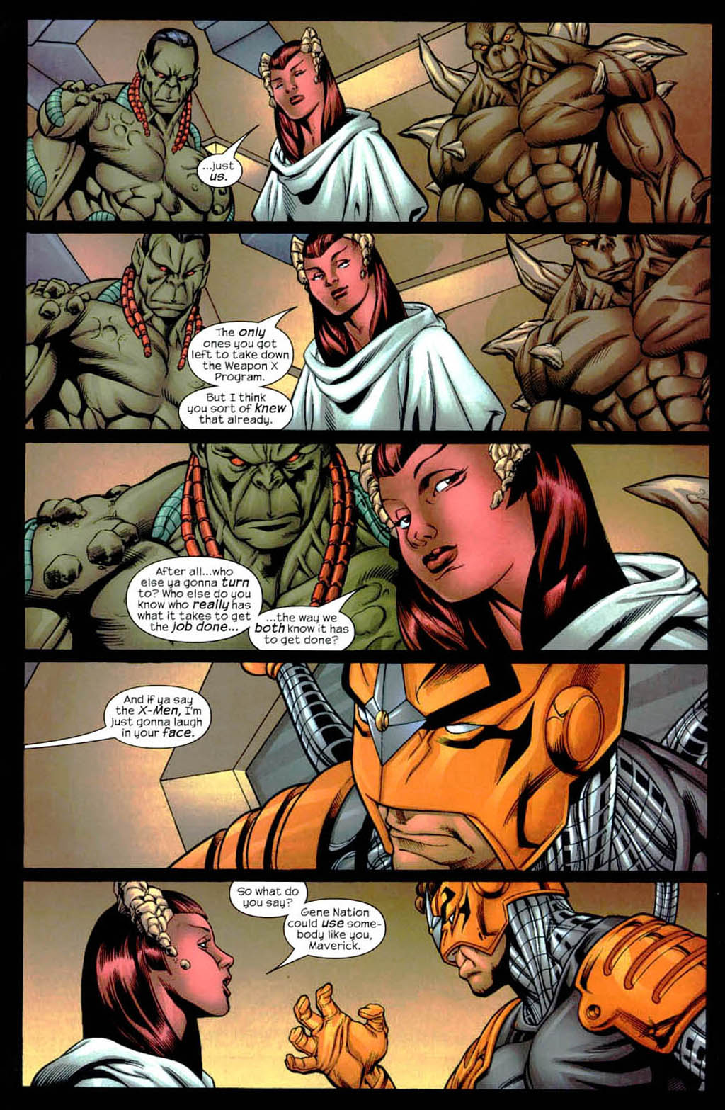 Read online Weapon X (2002) comic -  Issue #19 - 20