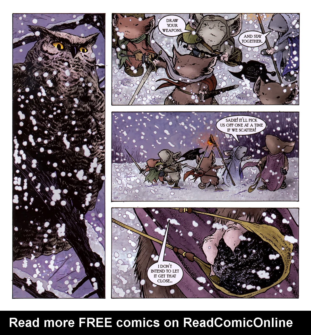 Read online Mouse Guard: Winter 1152 comic -  Issue #1 - 14