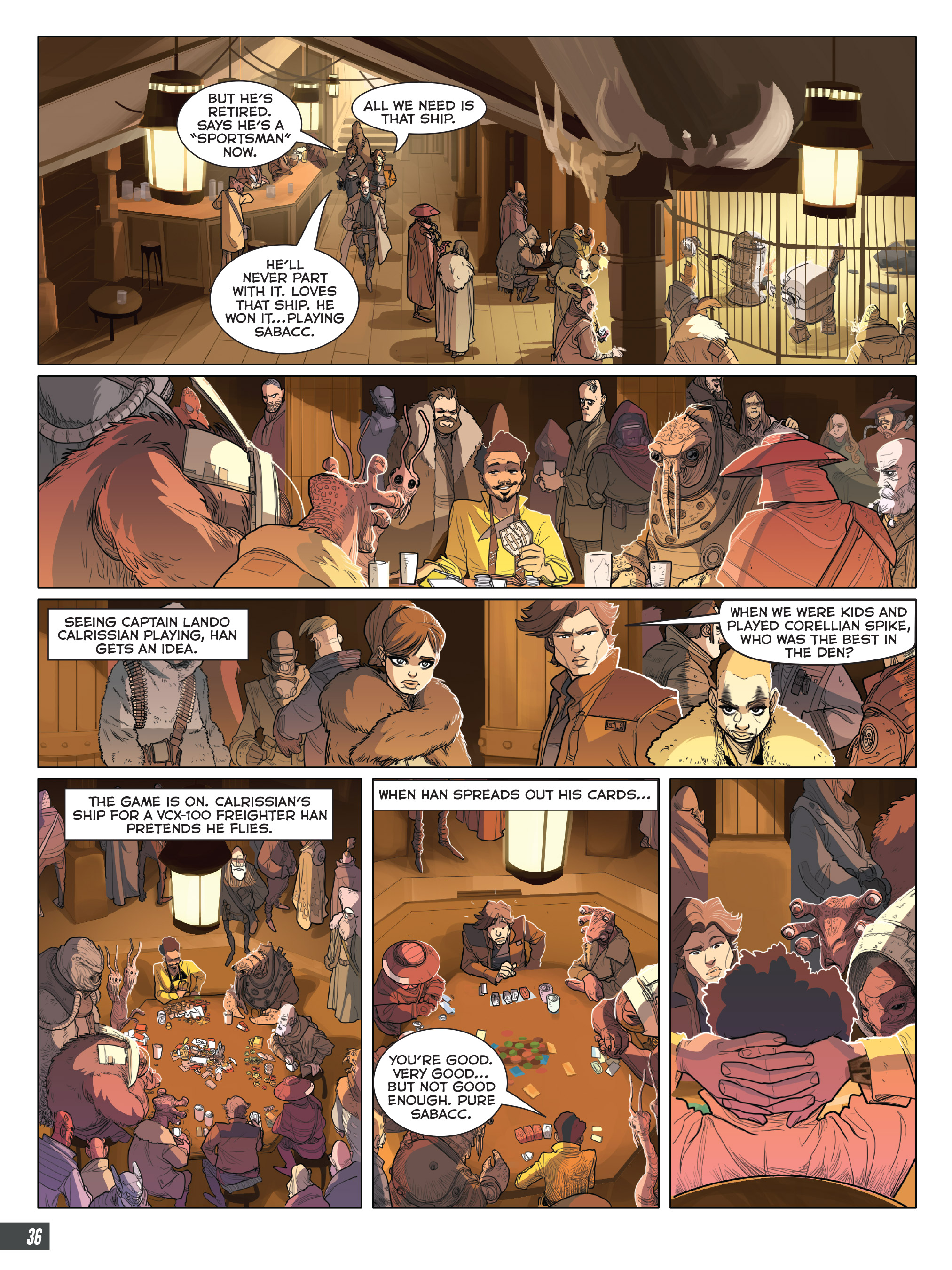 Read online Star Wars: Solo Graphic Novel Adaptation comic -  Issue # TPB - 35