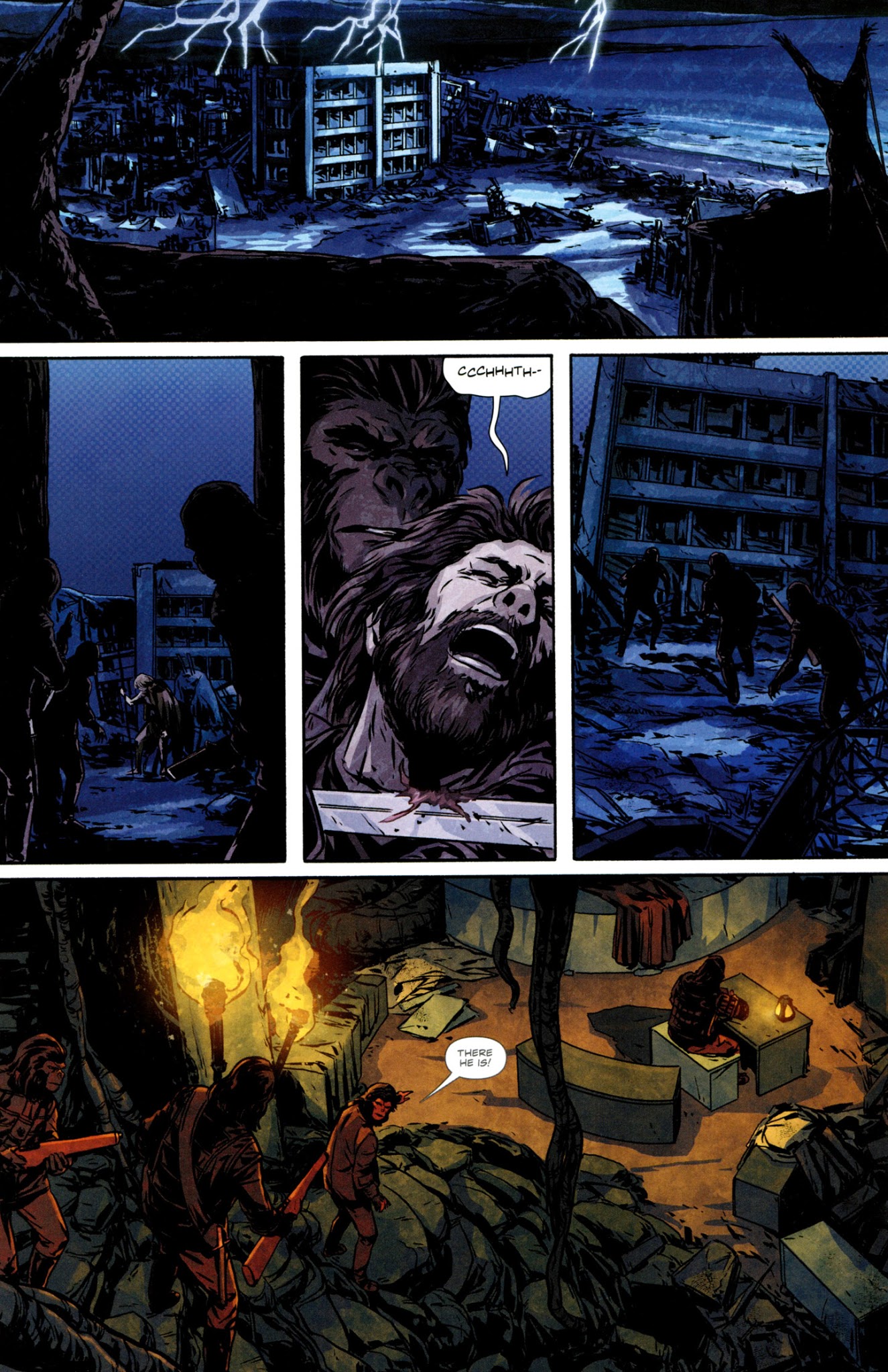 Read online Exile on the Planet of the Apes comic -  Issue #3 - 3