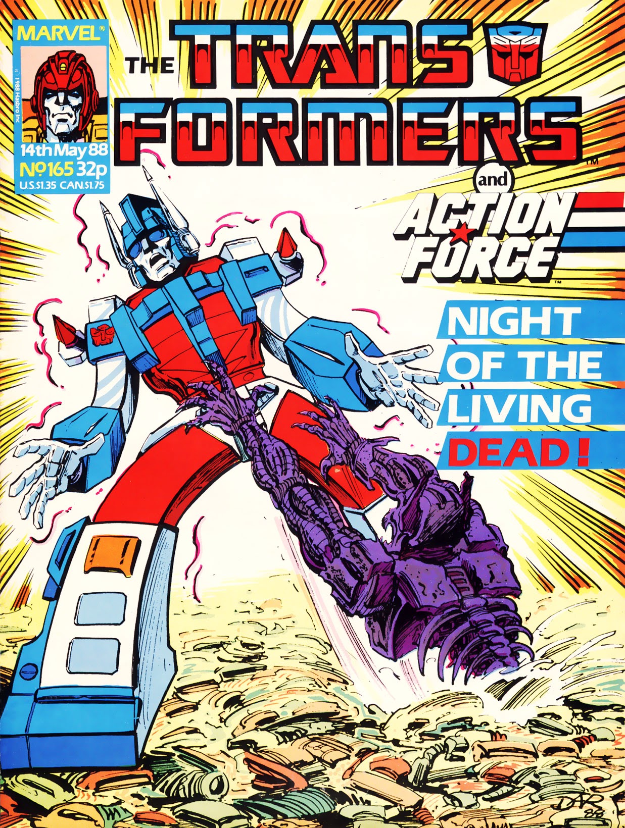 Read online The Transformers (UK) comic -  Issue #165 - 1
