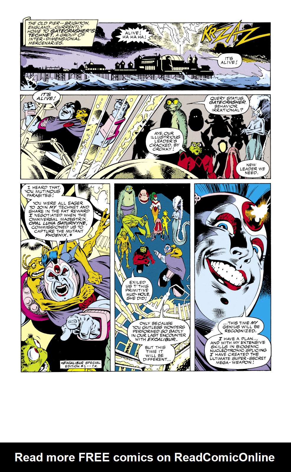 Read online Excalibur (1988) comic -  Issue #42 - 2