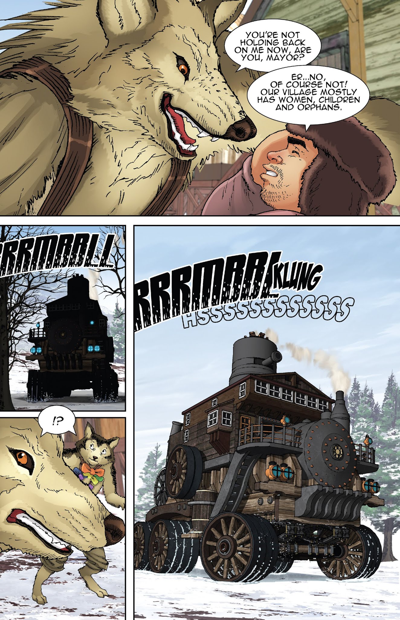 Read online Steampunk Red Riding Hood comic -  Issue # Full - 4
