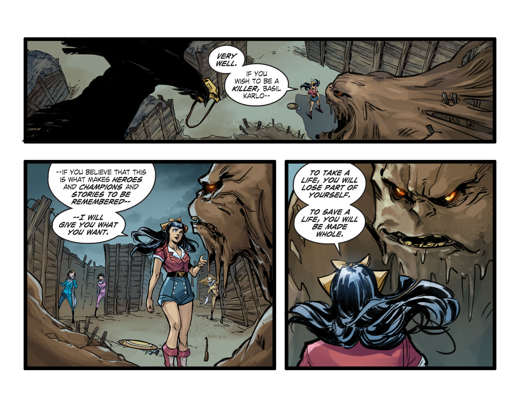 Read online Bombshells: United comic -  Issue #5 - 16