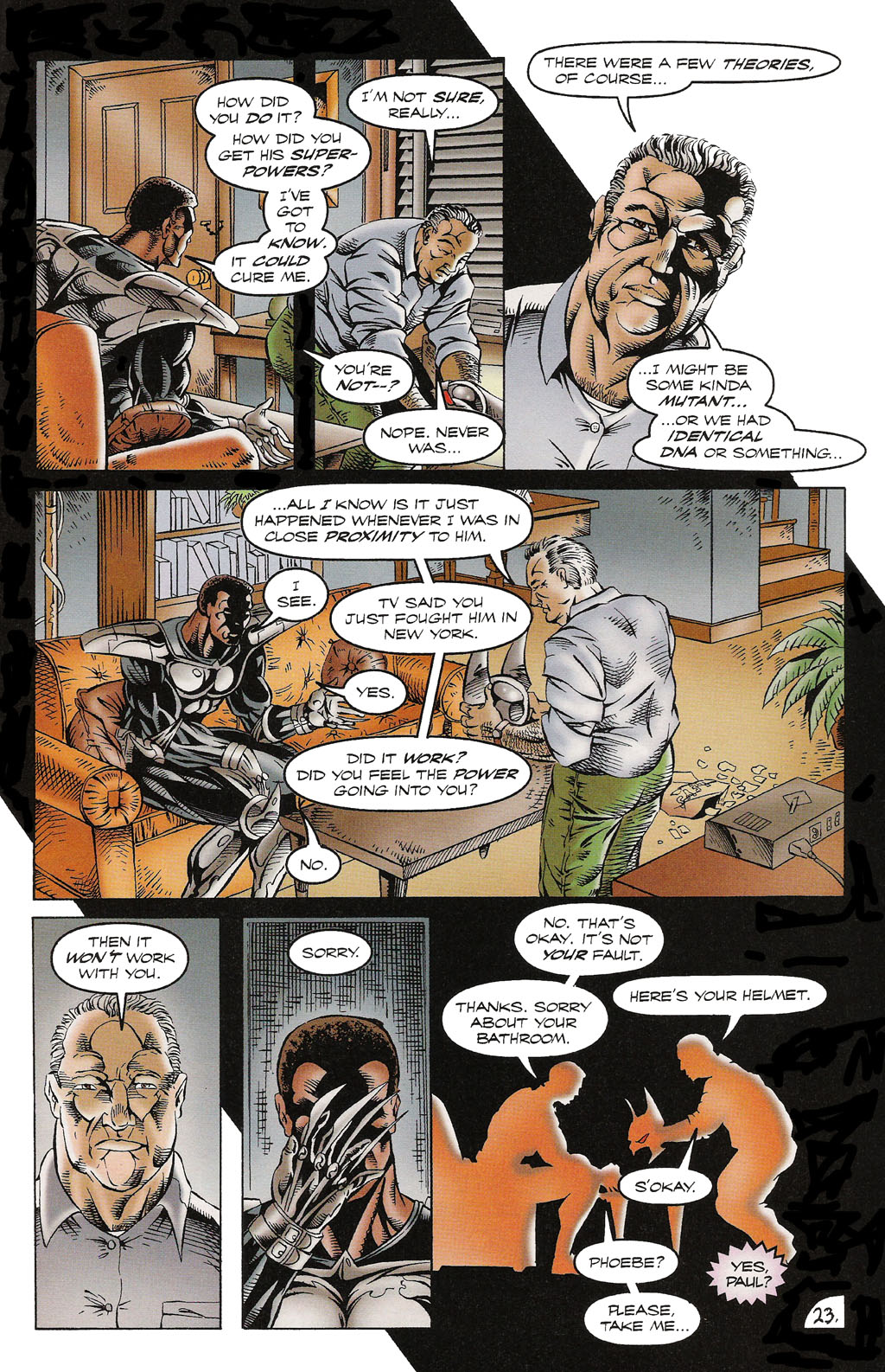 Read online ShadowHawk comic -  Issue #16 - 22