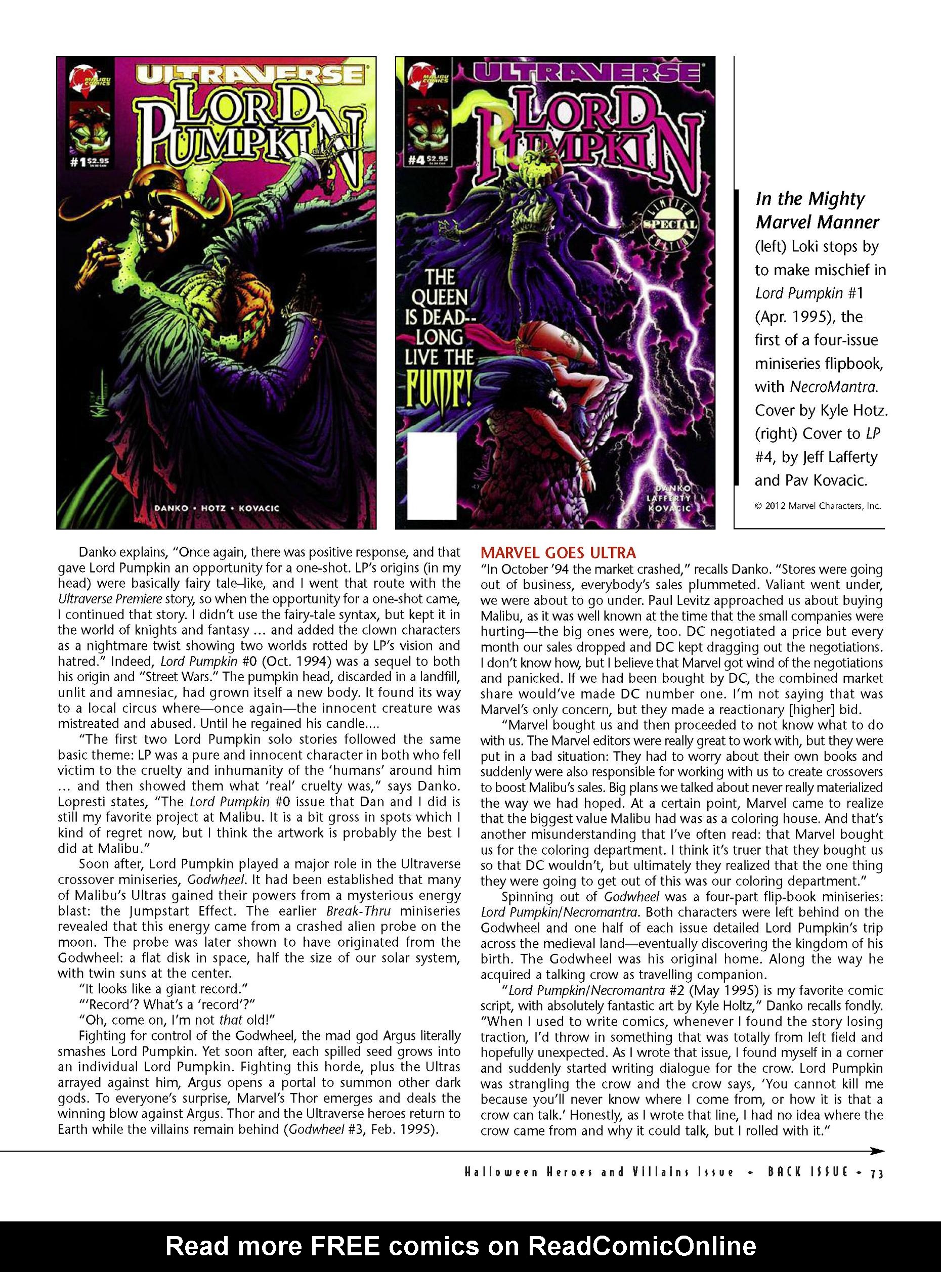 Read online Back Issue comic -  Issue #60 - 72
