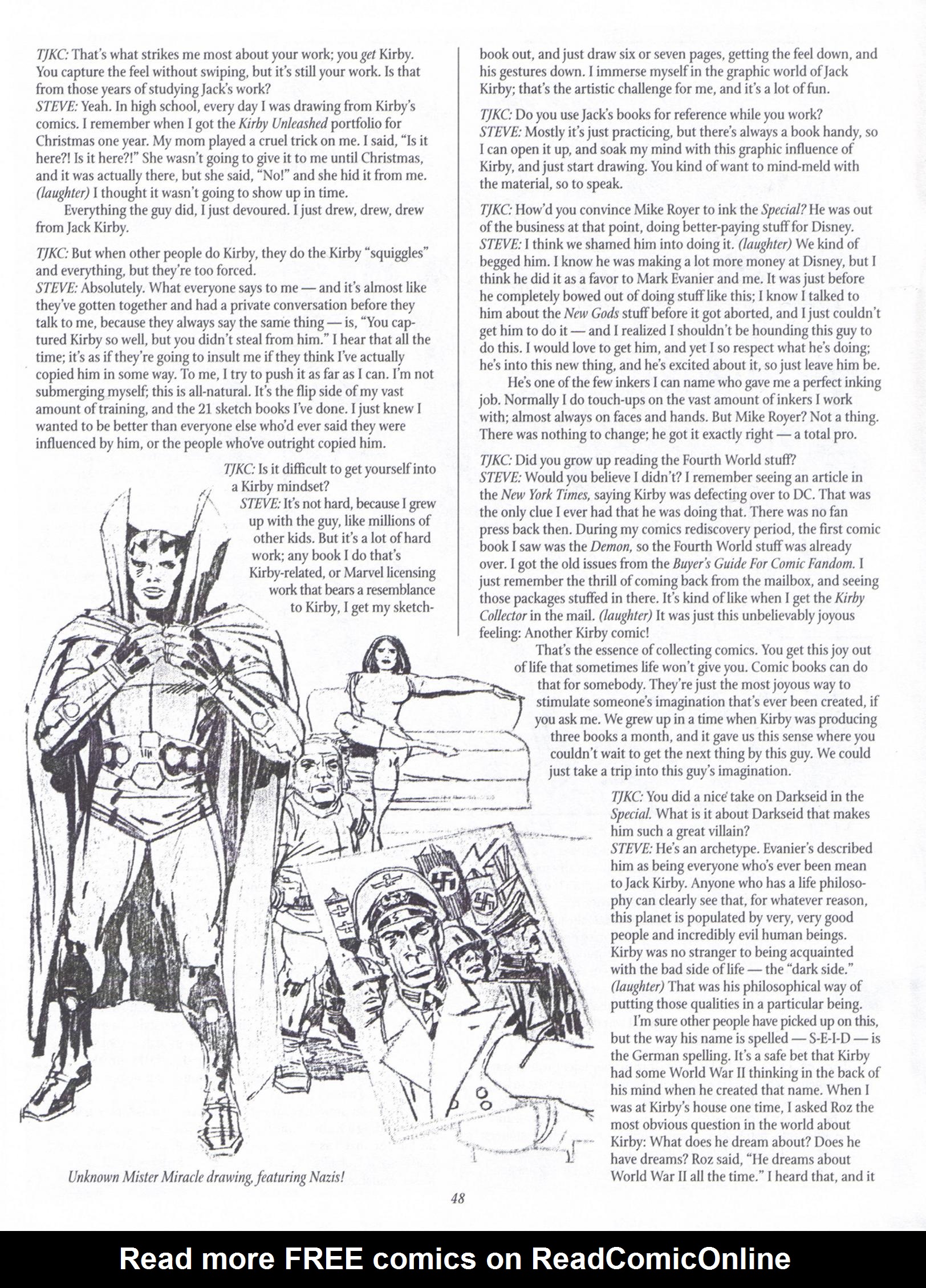 Read online The Jack Kirby Collector comic -  Issue #22 - 47