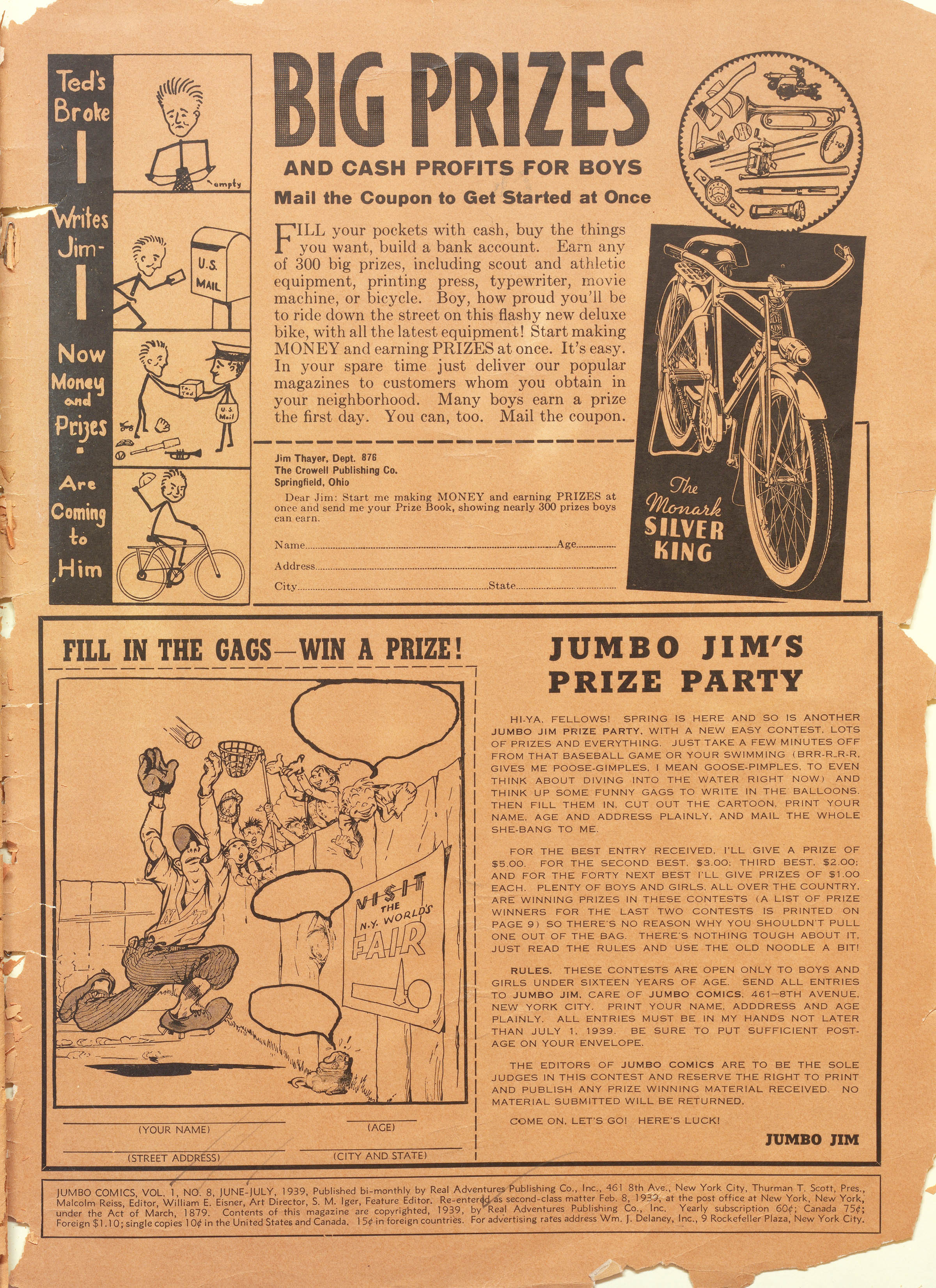Read online Jumbo Comics comic -  Issue #8 - 51