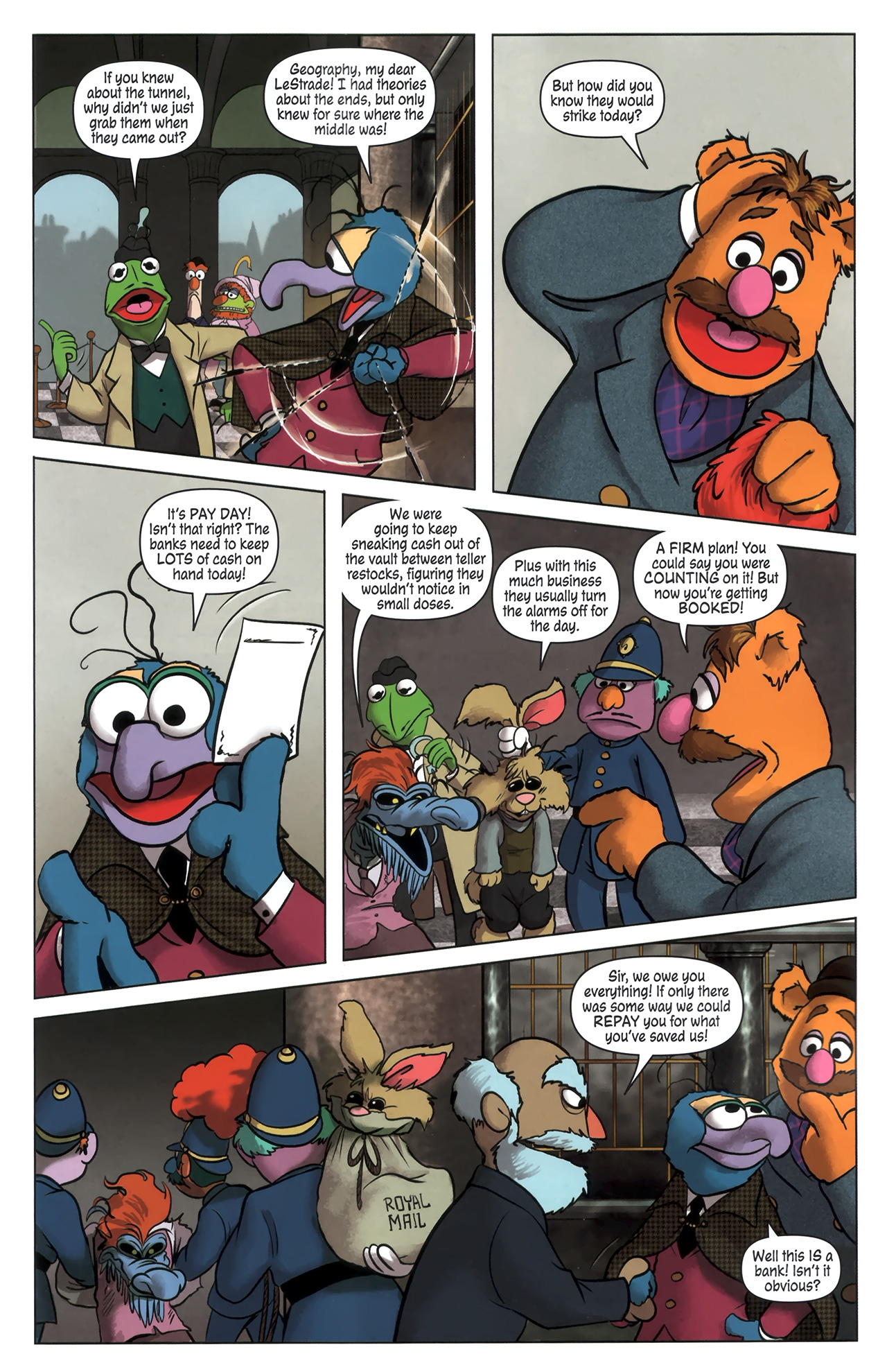 Read online Muppet Sherlock Holmes comic -  Issue #3 - 21