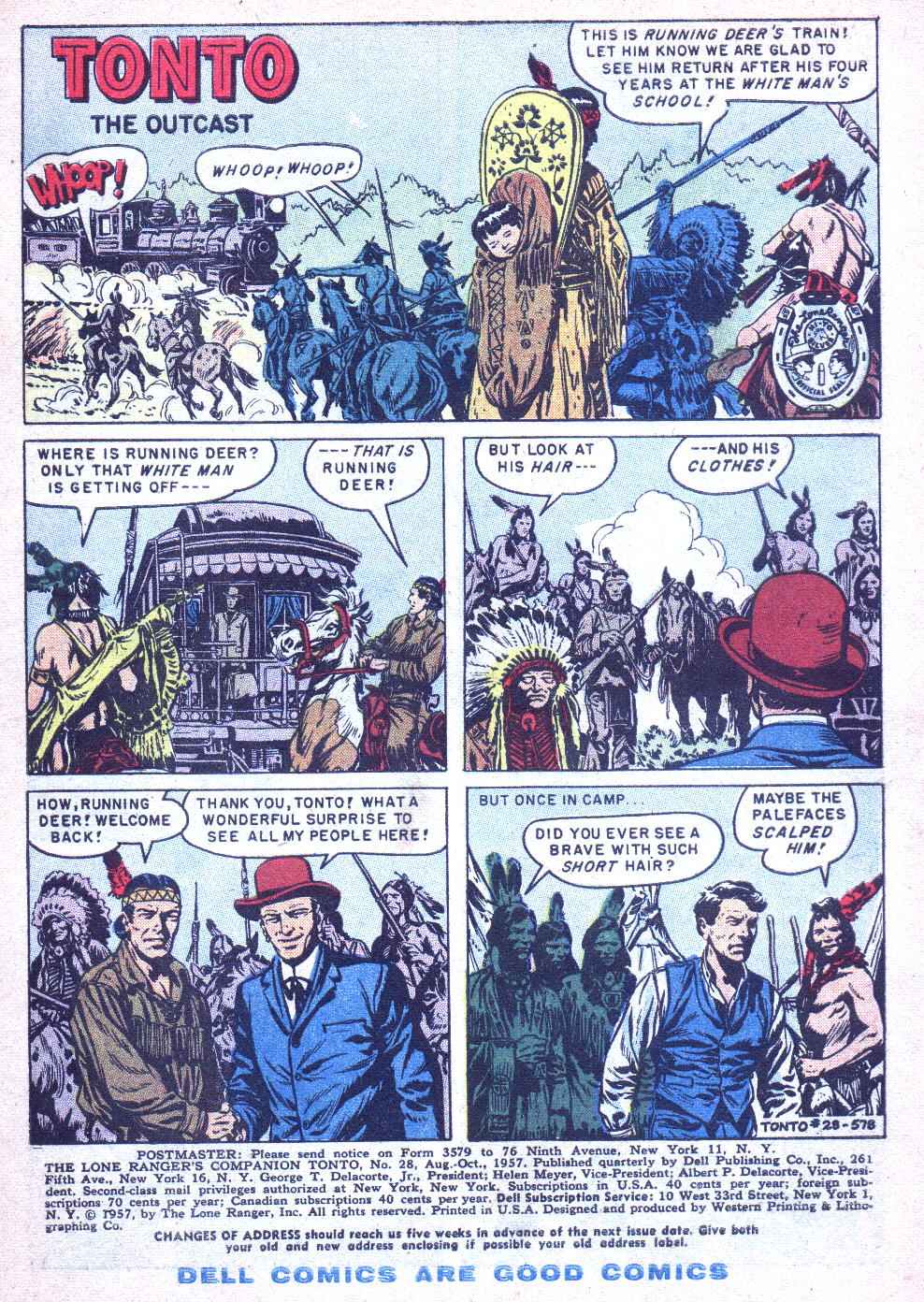 Read online Lone Ranger's Companion Tonto comic -  Issue #28 - 3