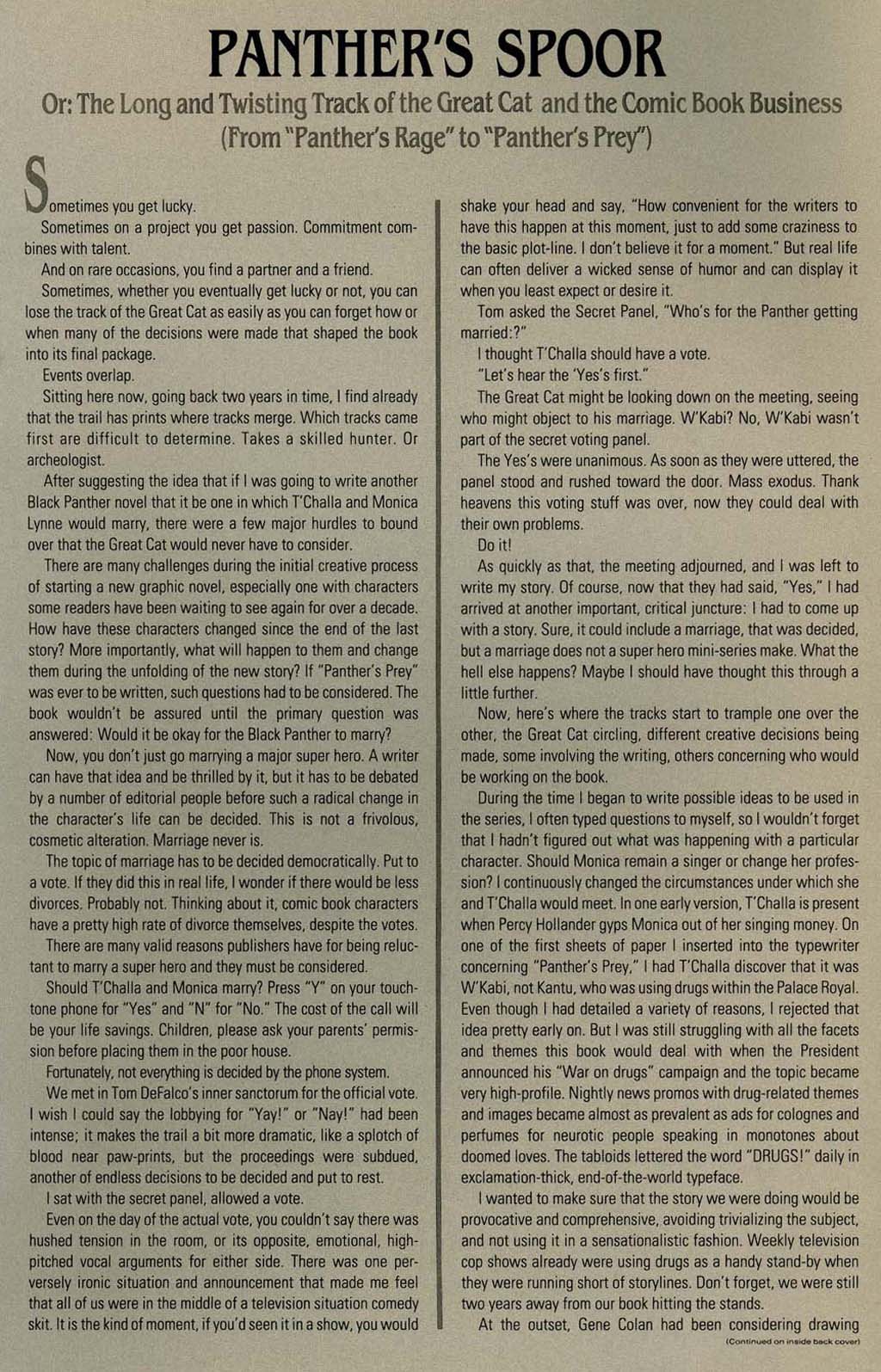 Read online Black Panther: Panther's Prey comic -  Issue #4 - 2