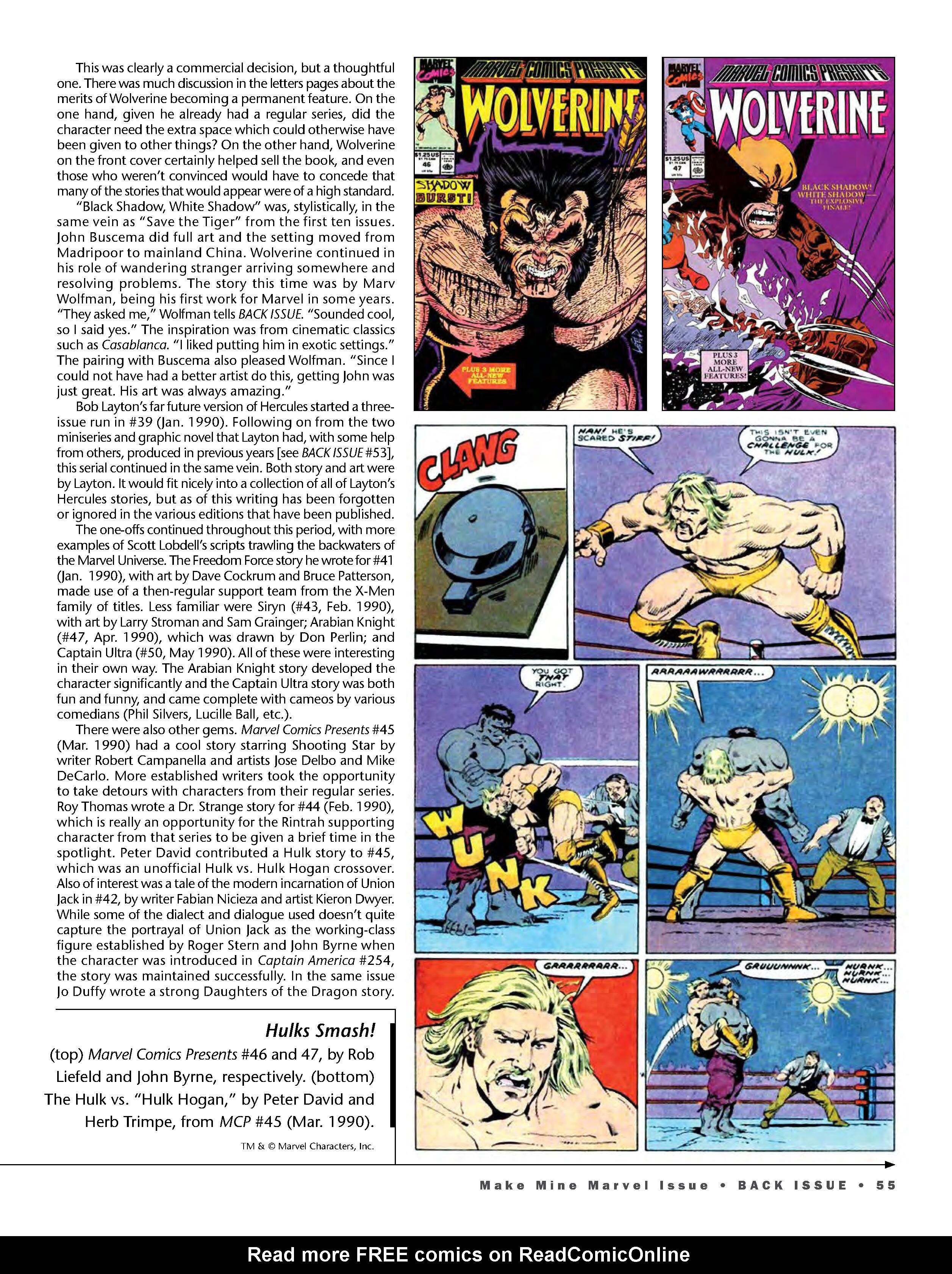 Read online Back Issue comic -  Issue #110 - 57