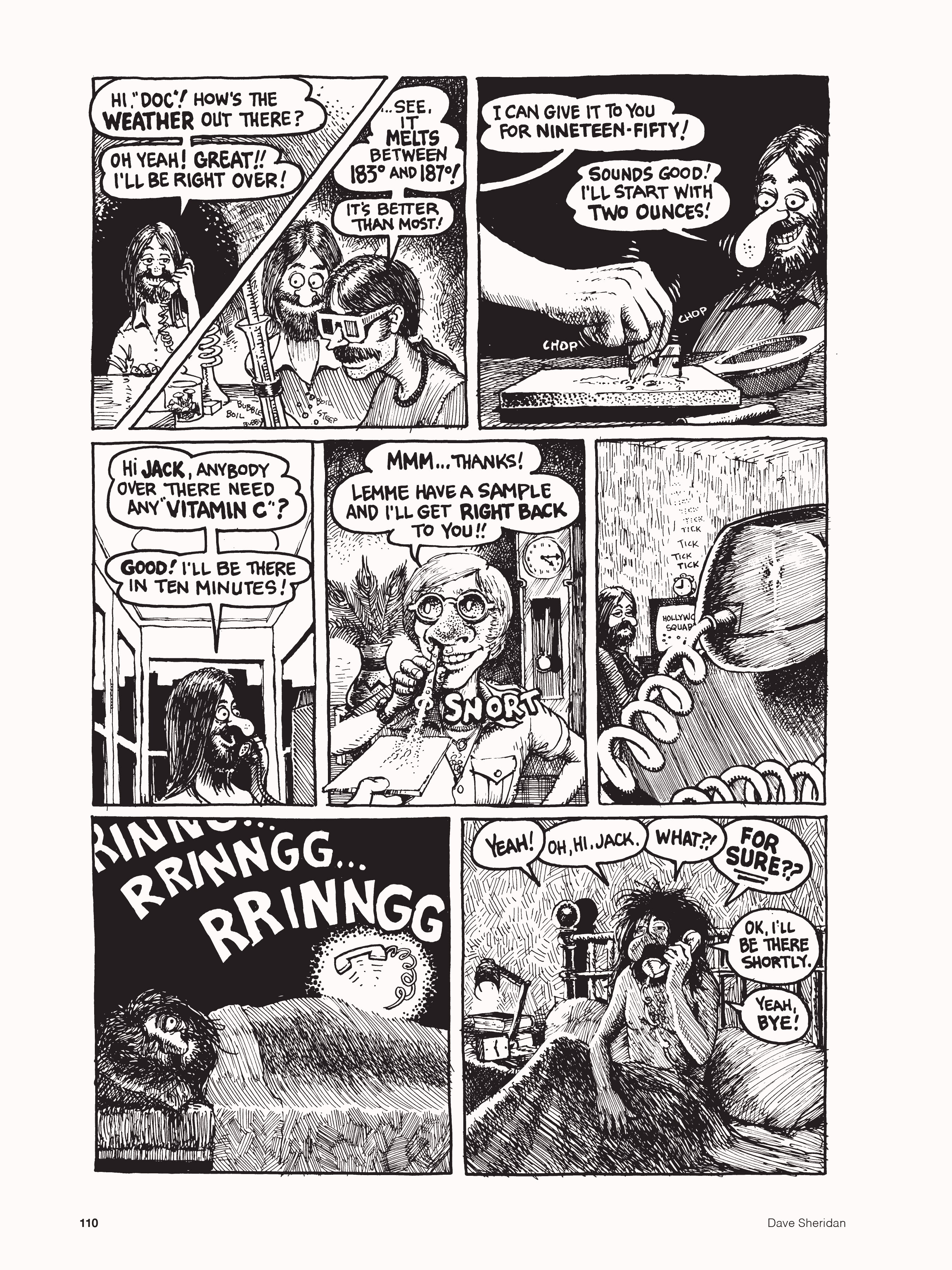 Read online Dave Sheridan: Life with Dealer McDope, the Leather Nun, and the Fabulous Furry Freak Brothers comic -  Issue # TPB (Part 2) - 22