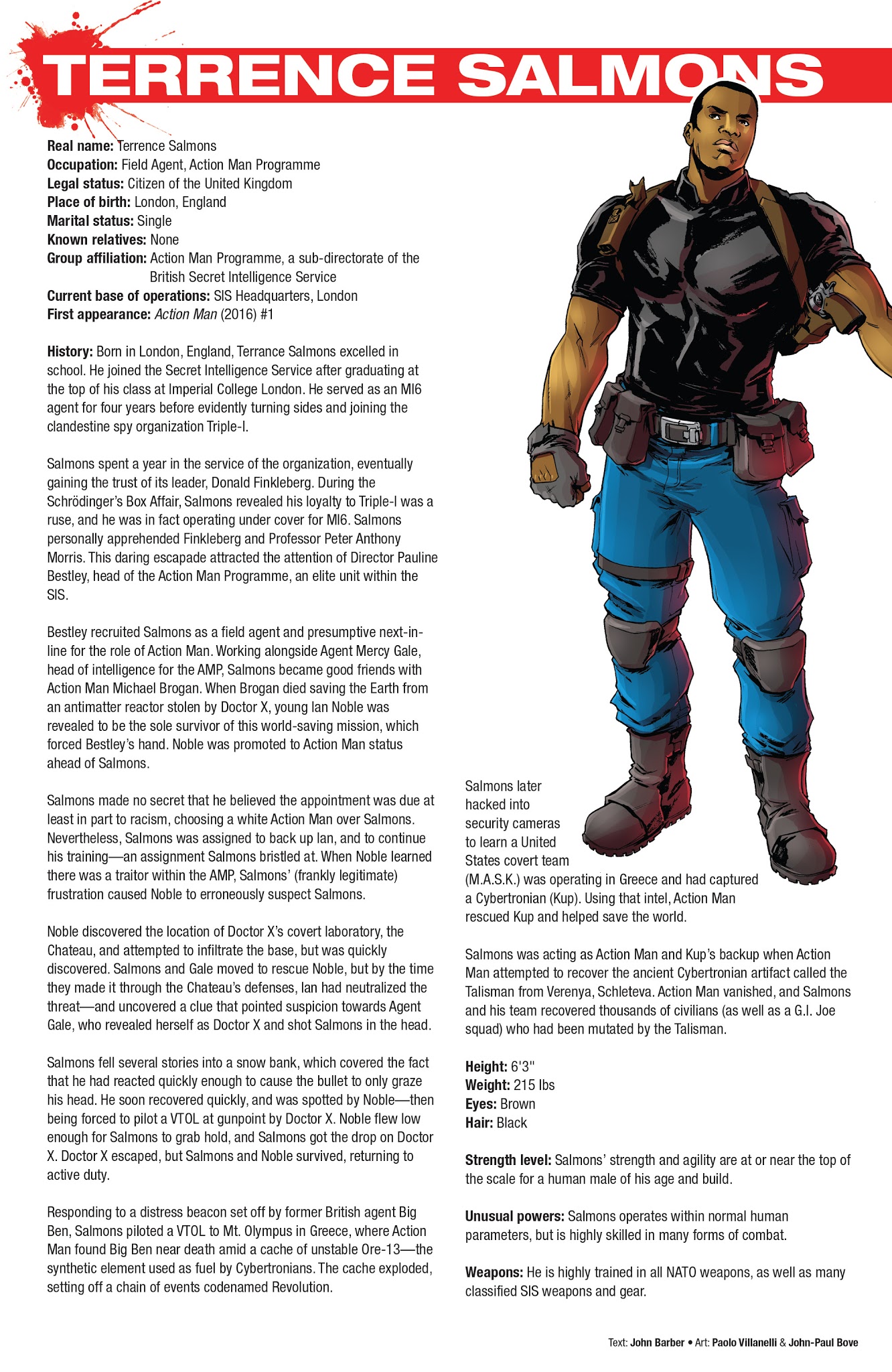 Read online Hasbro Heroes Sourcebook comic -  Issue #3 - 10