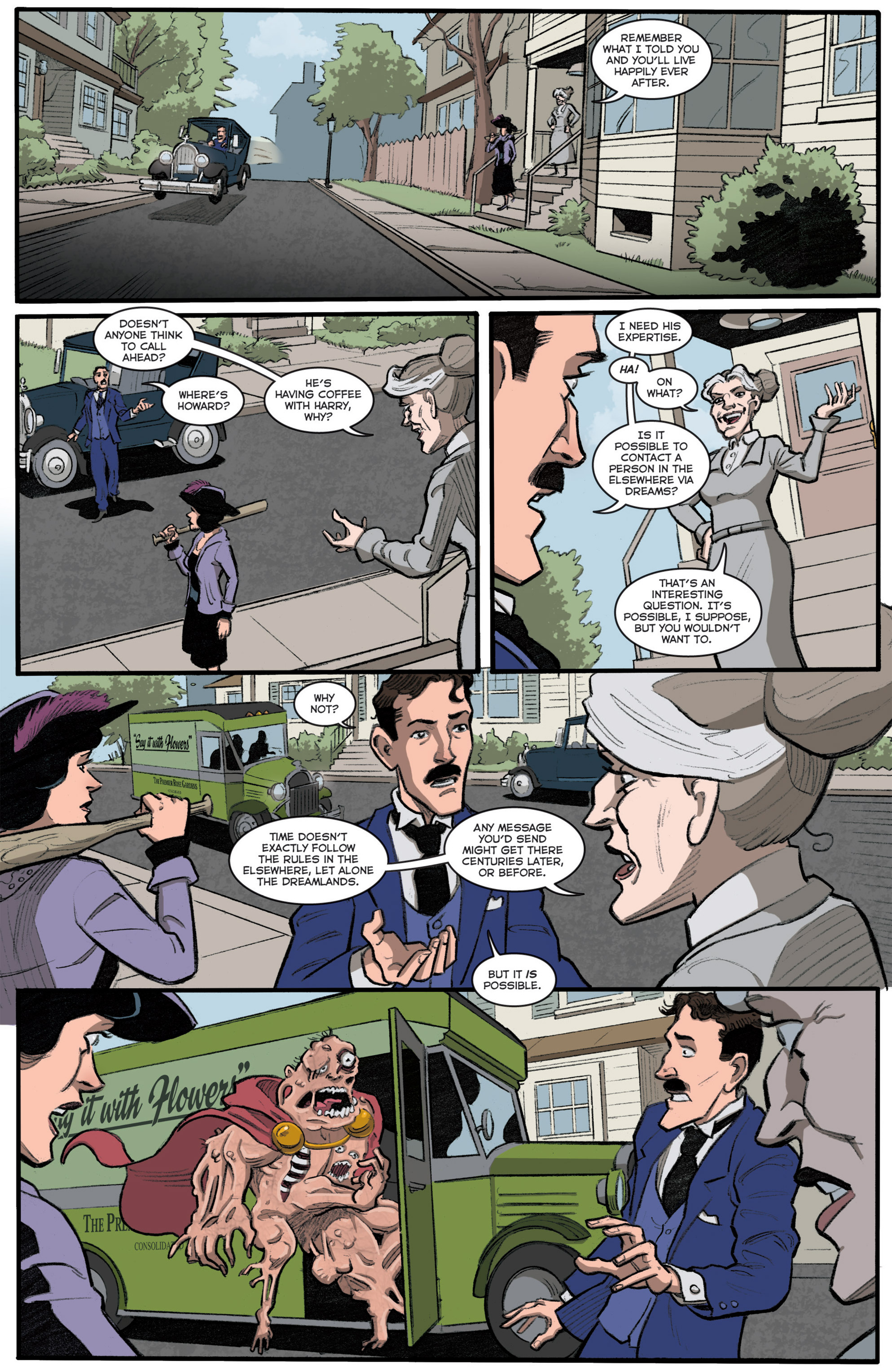 Read online Herald: Lovecraft and Tesla comic -  Issue #9 - 5