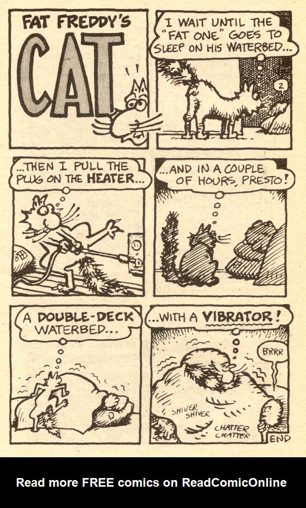 Read online Adventures of Fat Freddy's Cat comic -  Issue #1 - 34