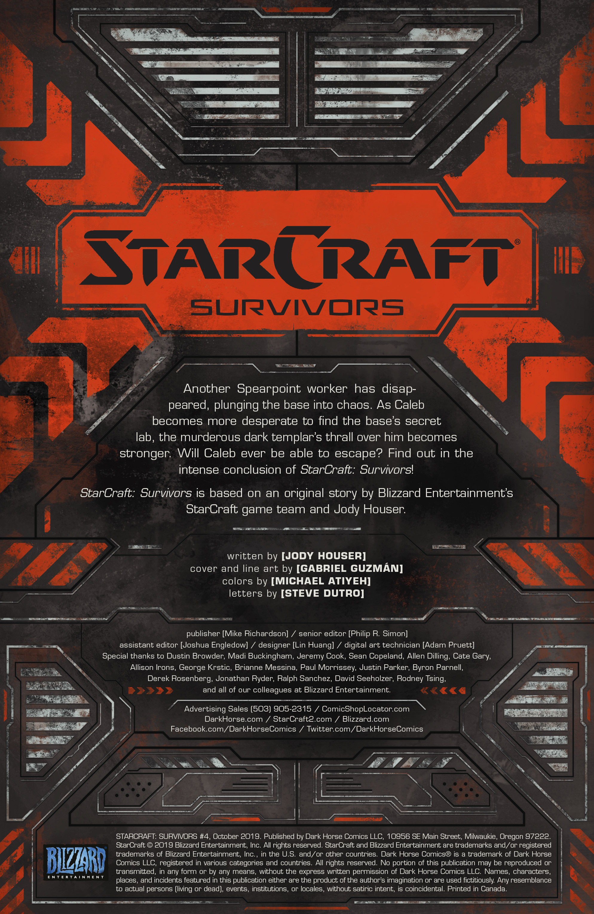 Read online StarCraft: Survivors comic -  Issue #4 - 2