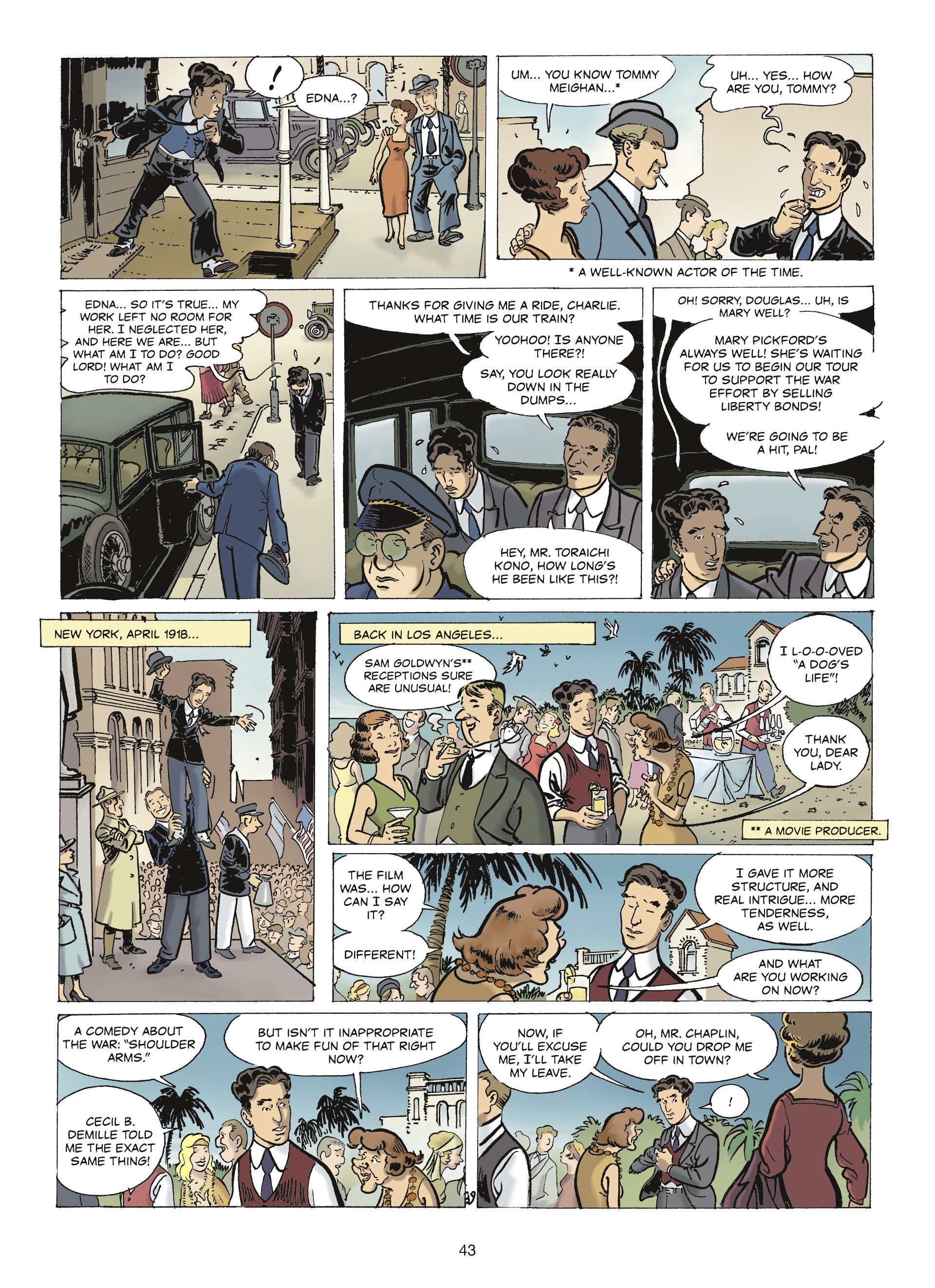 Read online The Stars of History: Charlie Chaplin comic -  Issue # TPB - 41