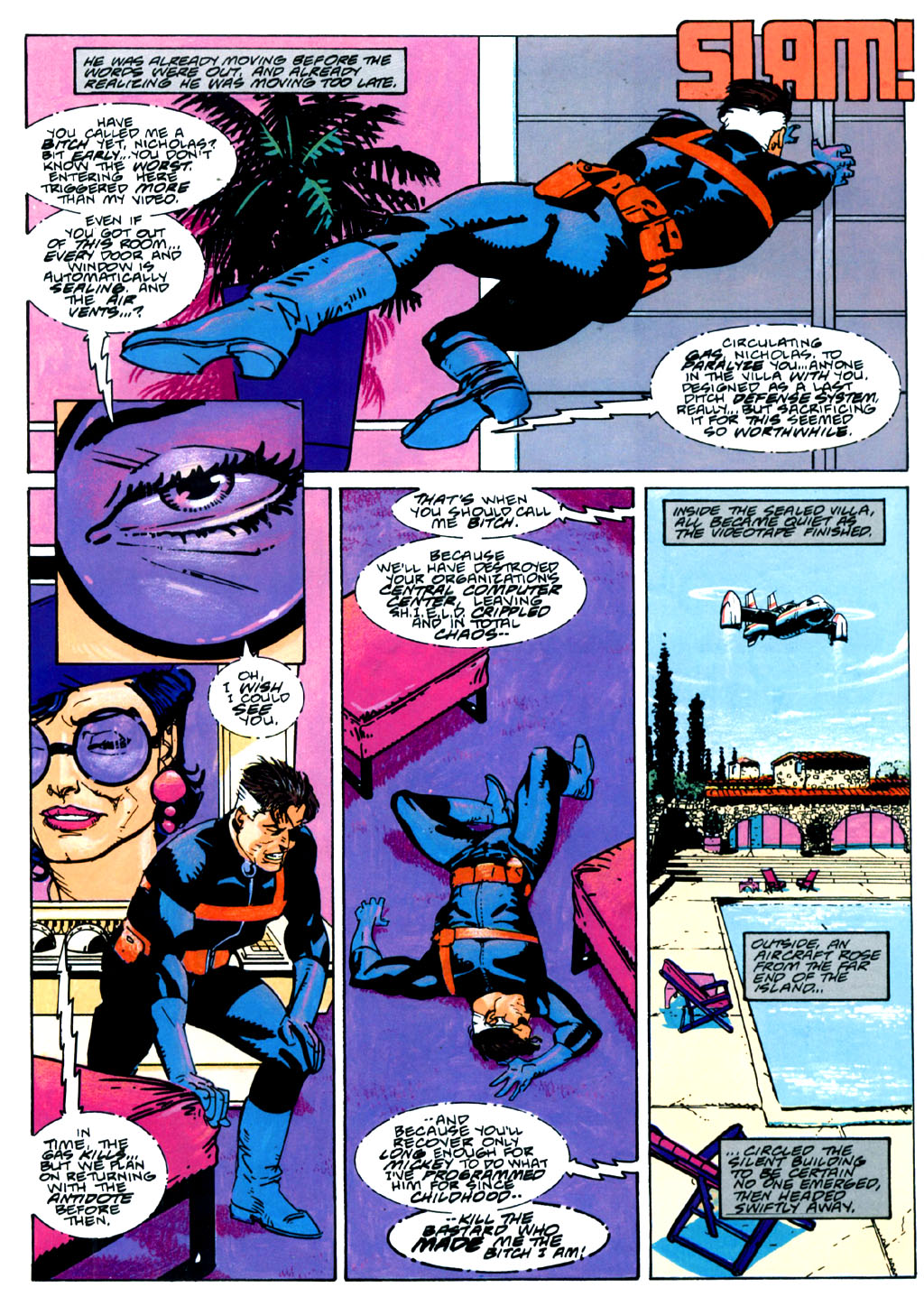 Read online Marvel Graphic Novel comic -  Issue #50 - Wolverine & Nick Fury - The Scorpio Connection - 51