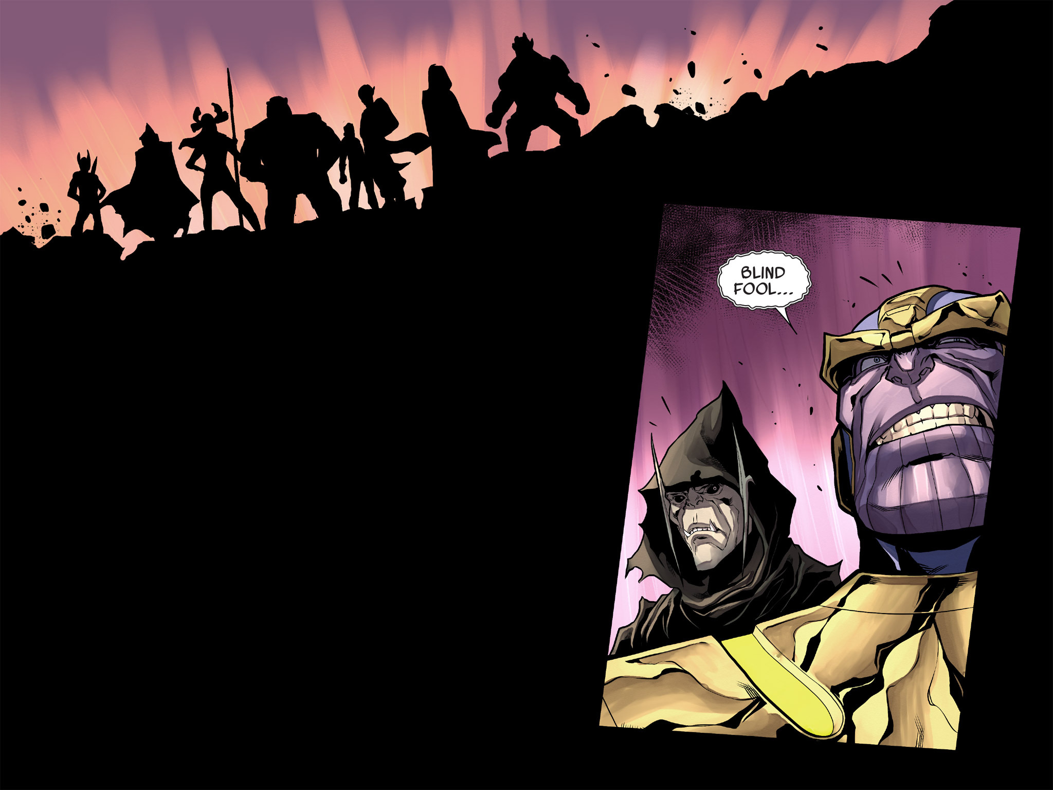 Read online Thanos: A God Up There Listening comic -  Issue # TPB - 239