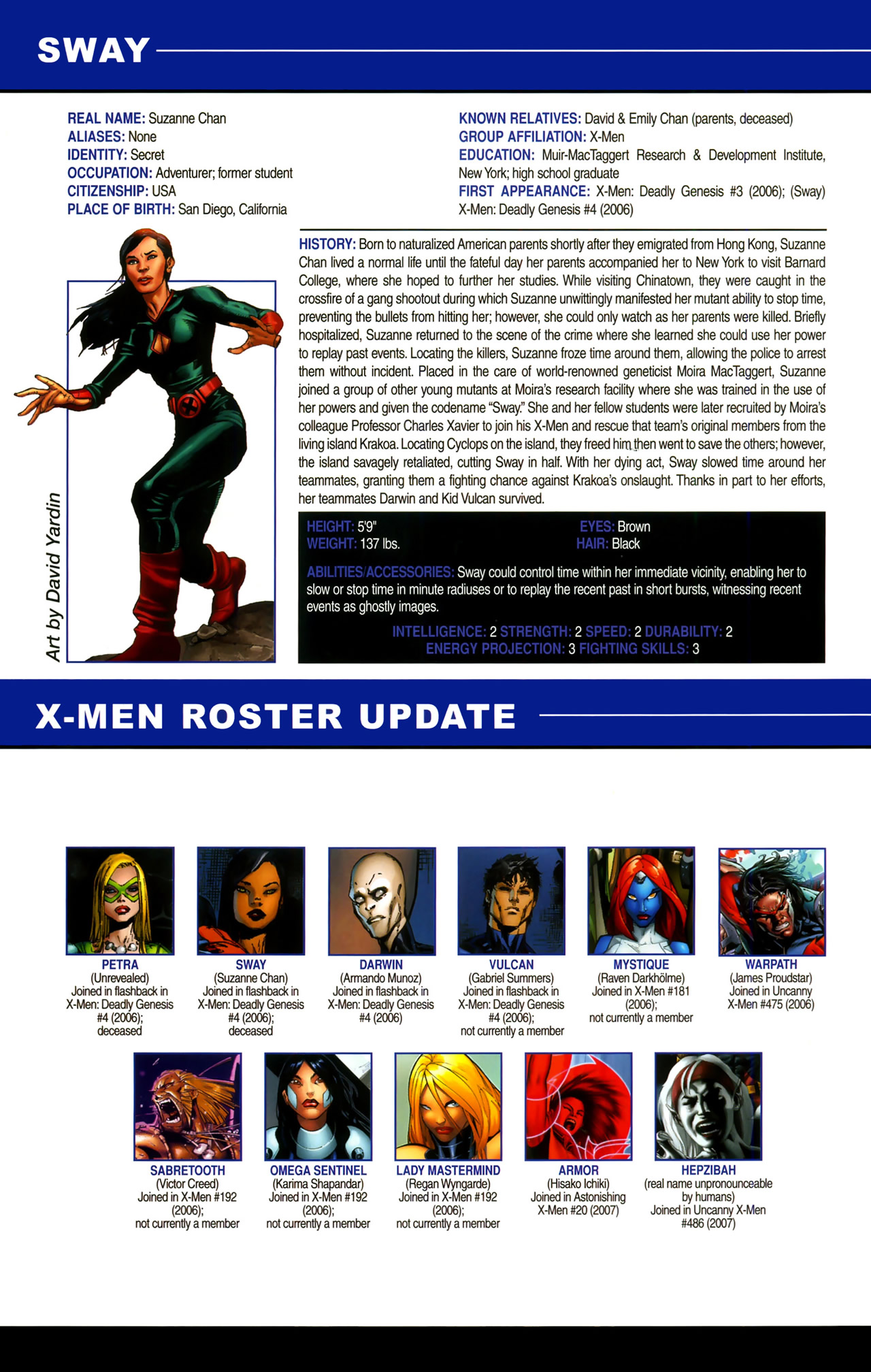 Read online X-Men: Messiah Complex - Mutant Files comic -  Issue # Full - 50