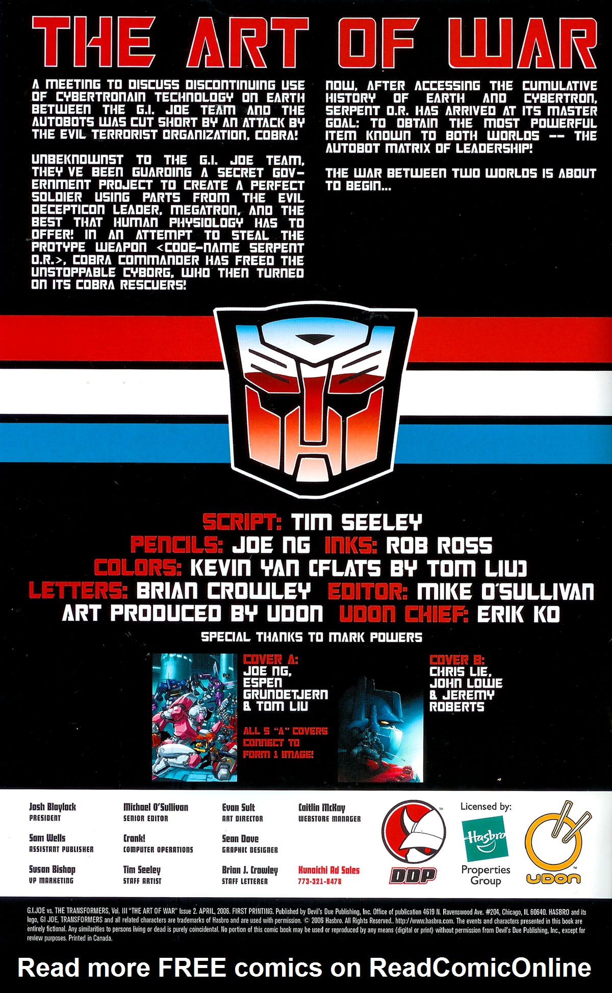 Read online G.I. Joe vs. The Transformers III: The Art of War comic -  Issue #2 - 3