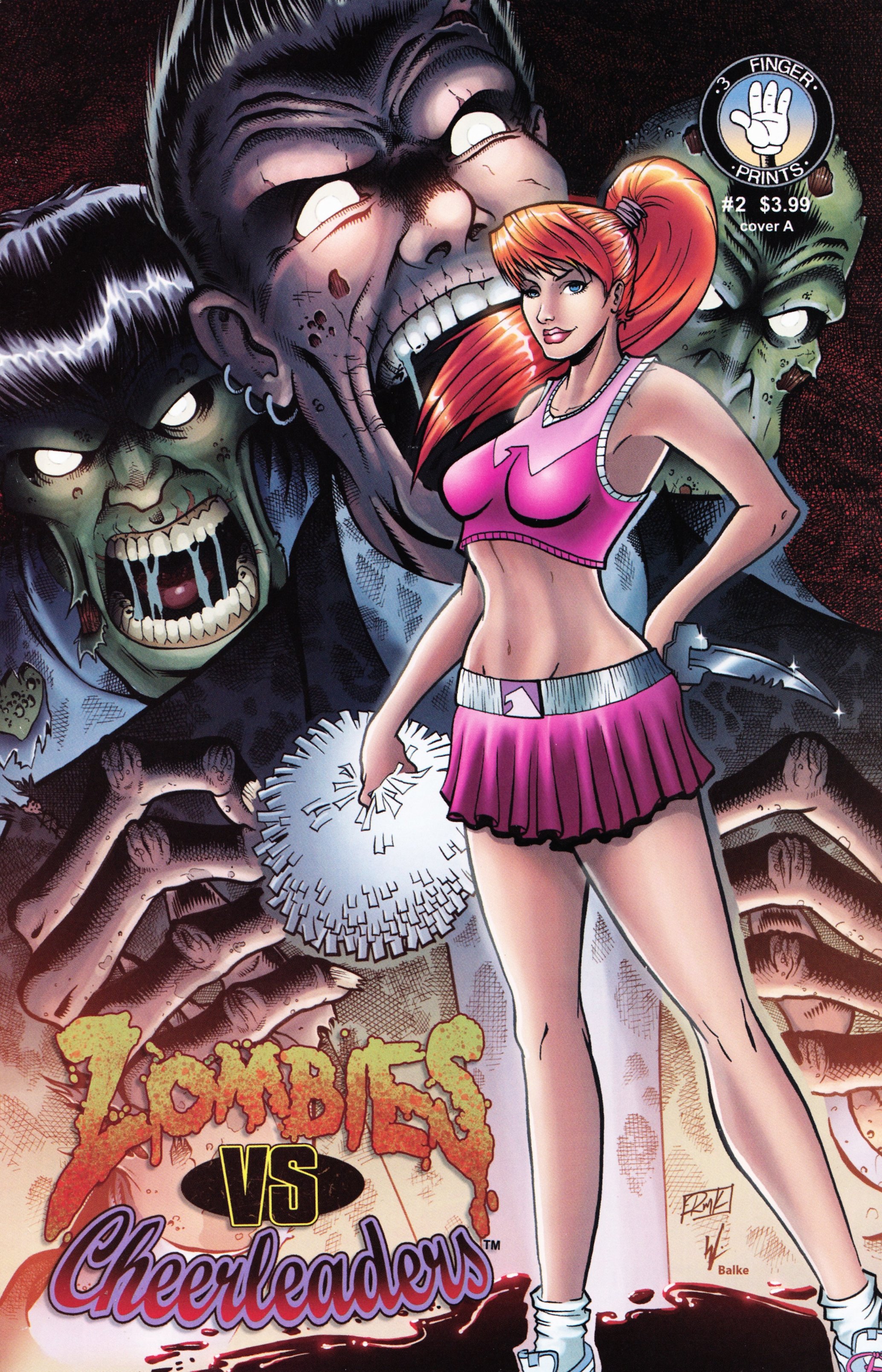 Read online Zombies vs Cheerleaders comic -  Issue #2 - 1